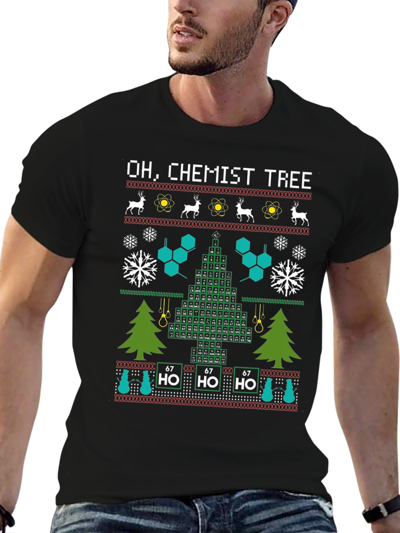 Oh Chemist Tree Holiday T-Shirt