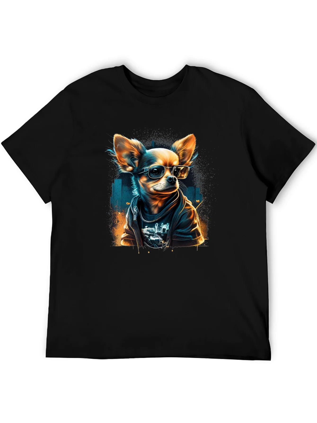Cool Chihuahua Graphic T-Shirt