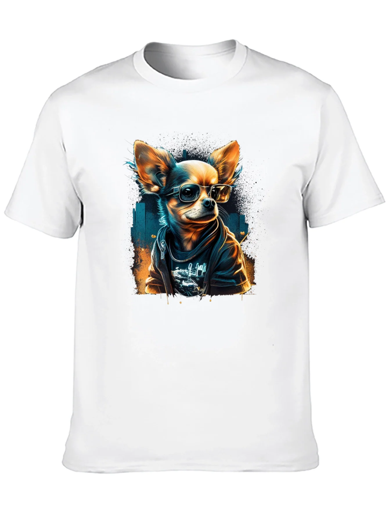 Cool Chihuahua Graphic T-Shirt