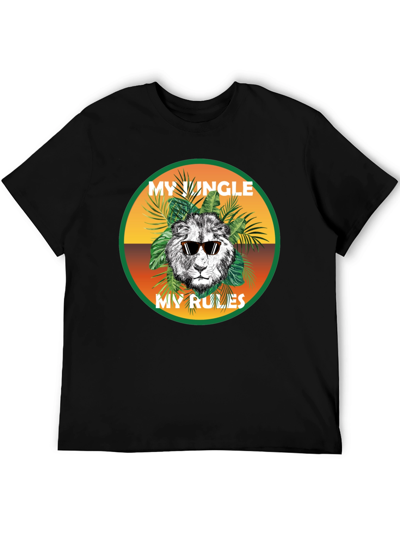 My Jungle My Rules Lion Graphic Tee