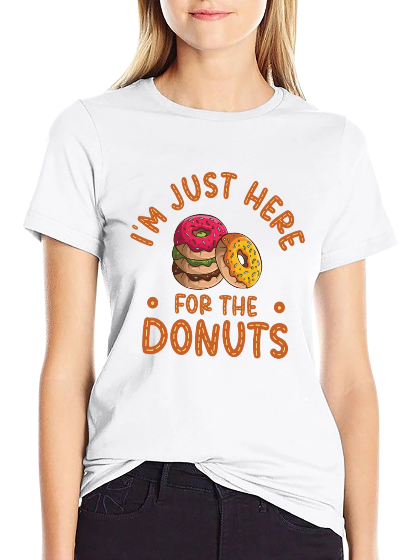 Im Just Here for the Donuts T-Shirt