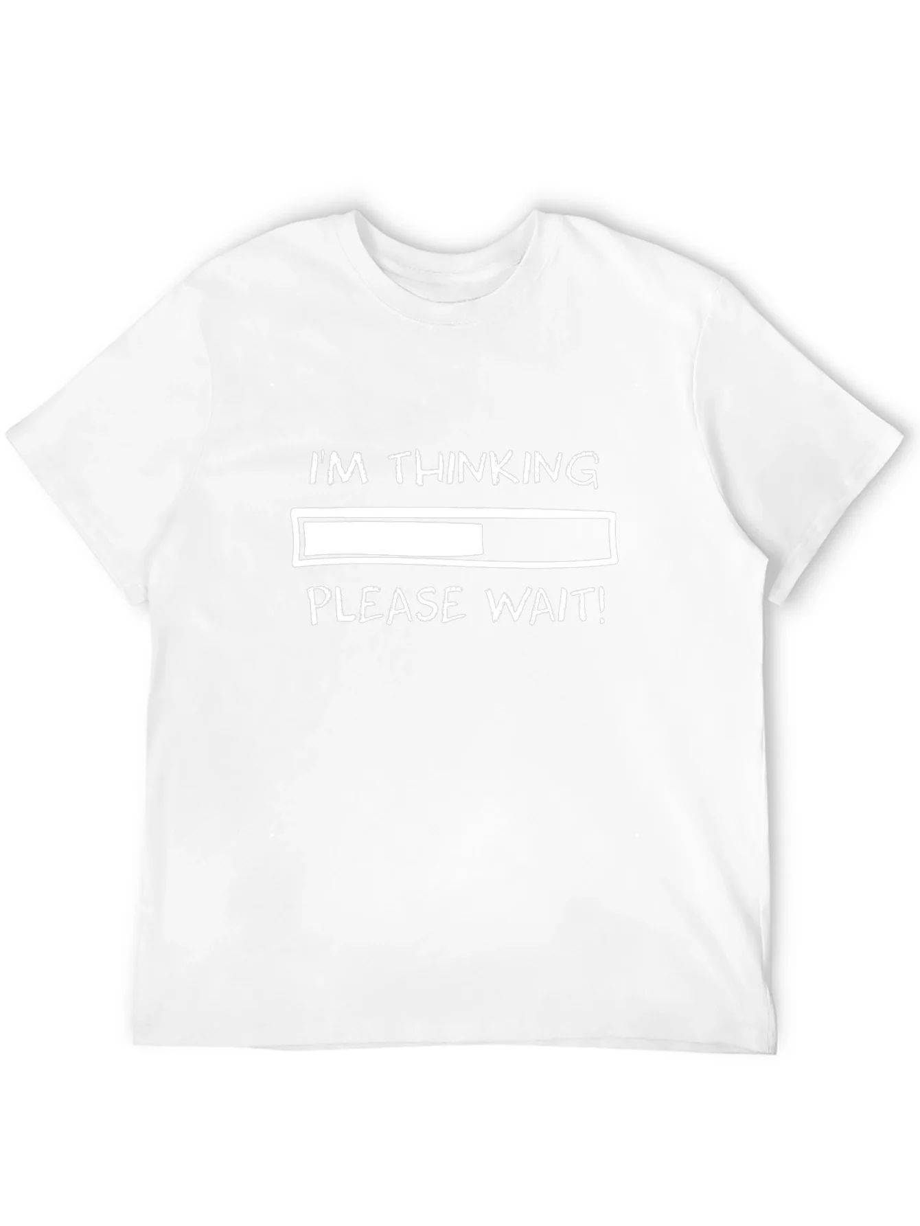 Thinking Please Wait Funny Novelty T-Shirt