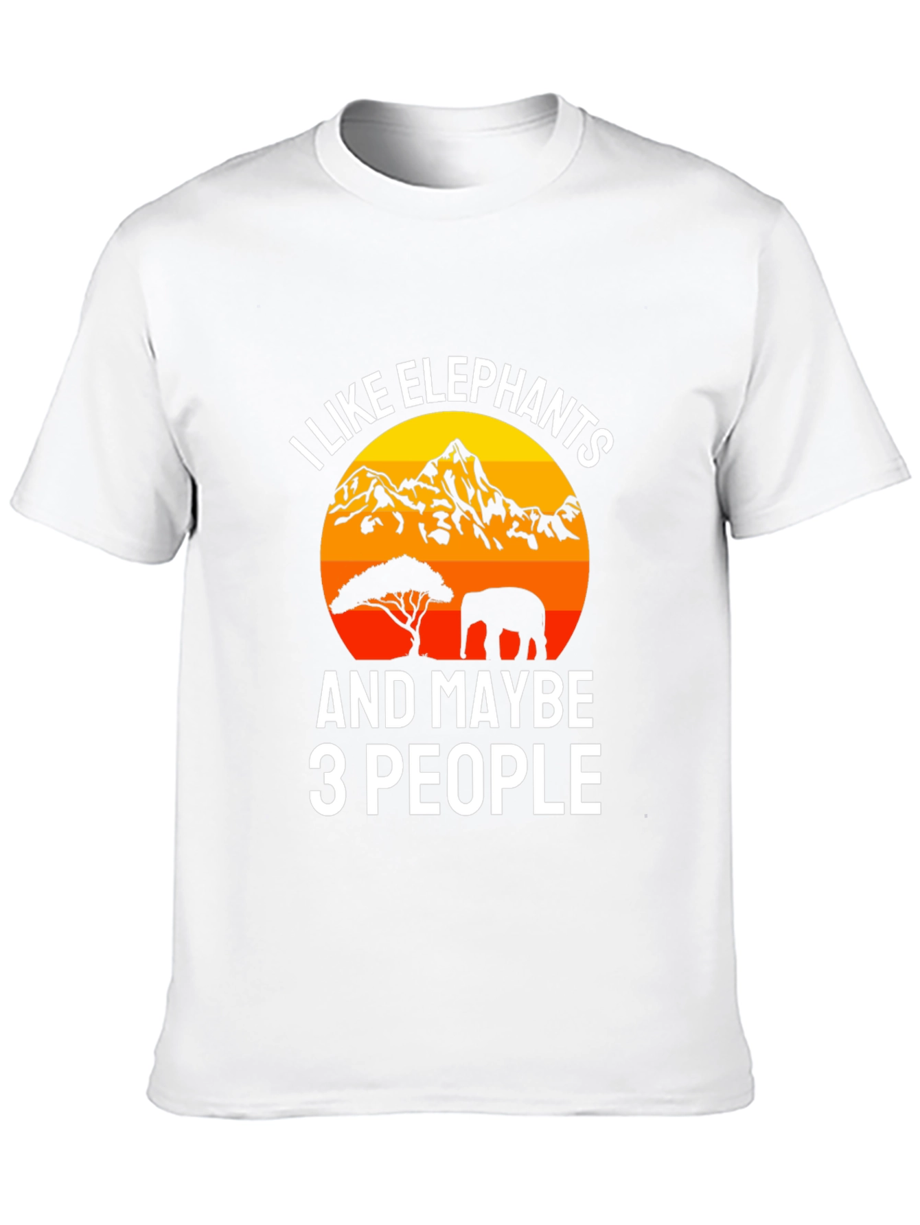 I Like Elephants Funny Graphic Tee
