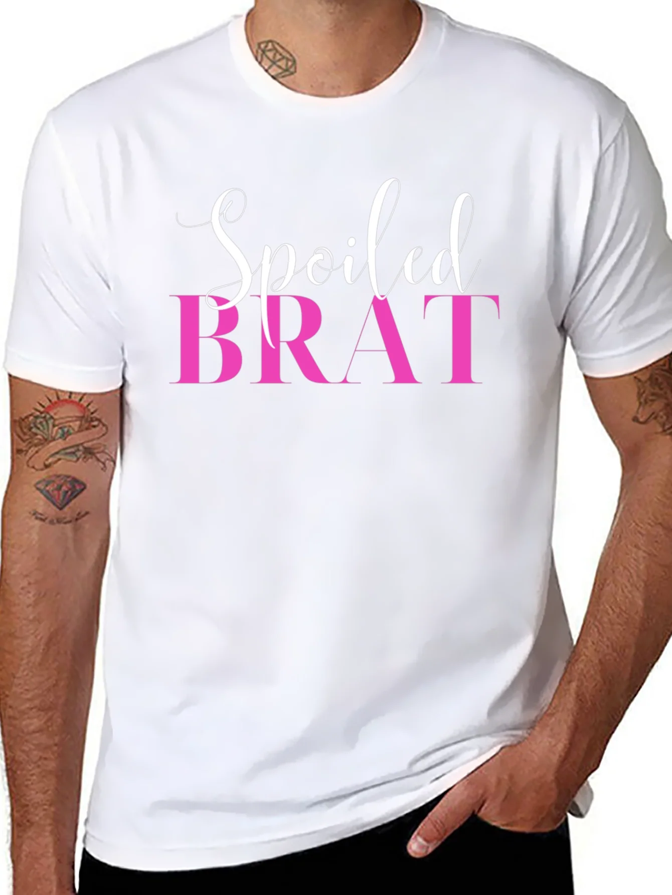 Spoiled Brat Graphic T-Shirt - Black Tee