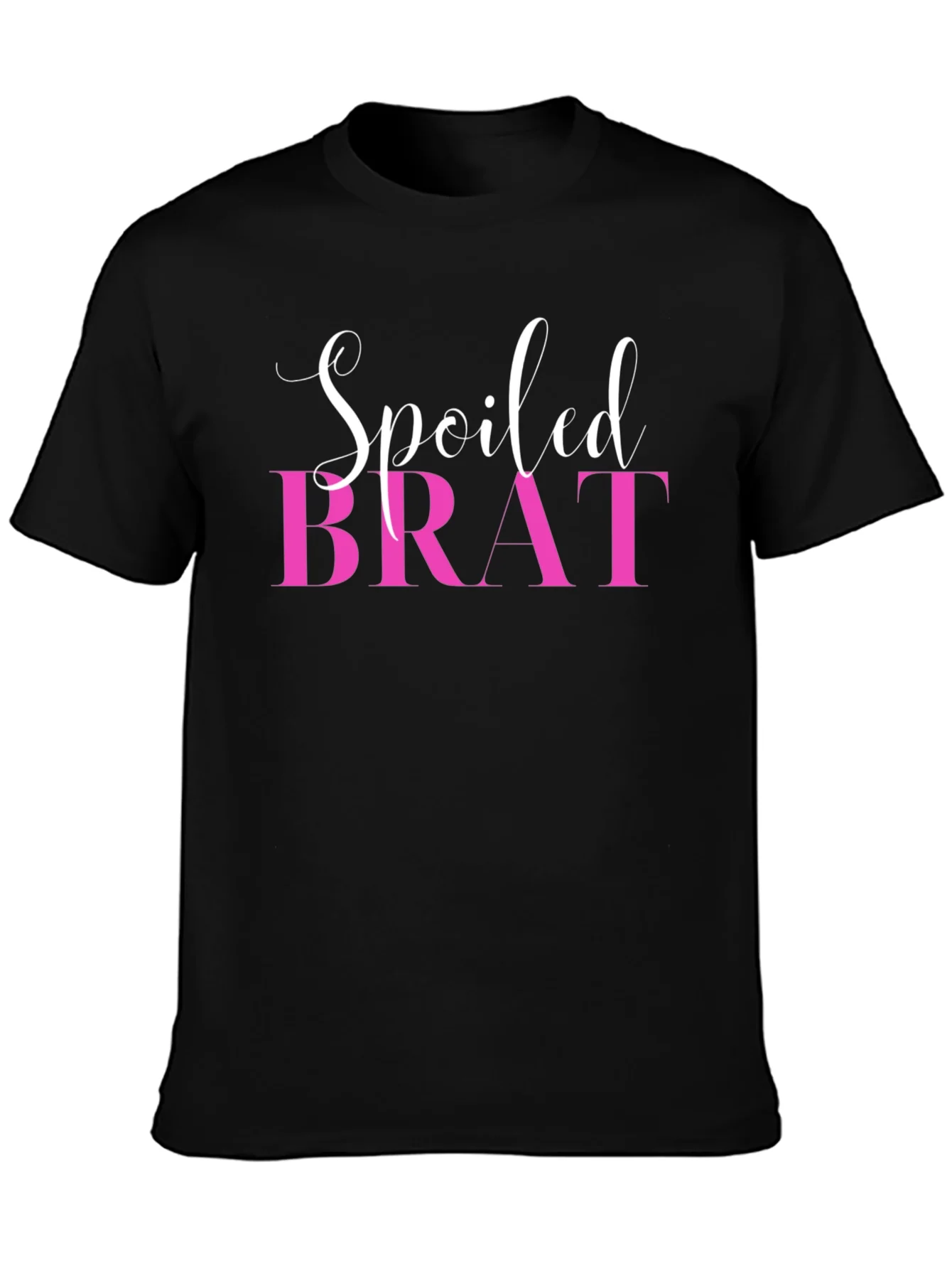 Spoiled Brat Graphic T-Shirt - Black Tee