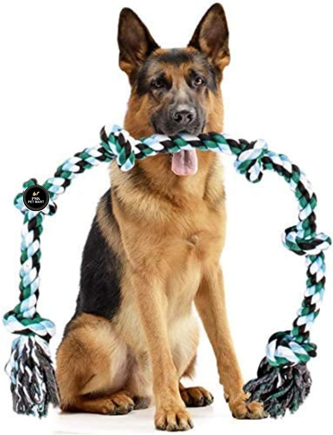 Large Dog Rope Toys for Aggressive Chewers - Cotton Rope Dog Chew Toys for Tug of War and Training