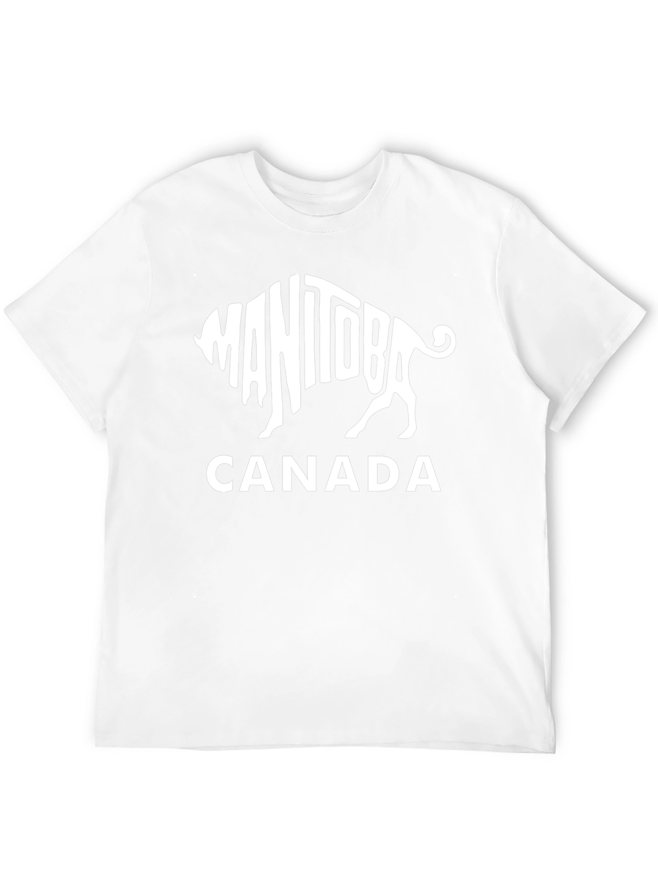 Manitoba Canada Buffalo Graphic T-Shirt