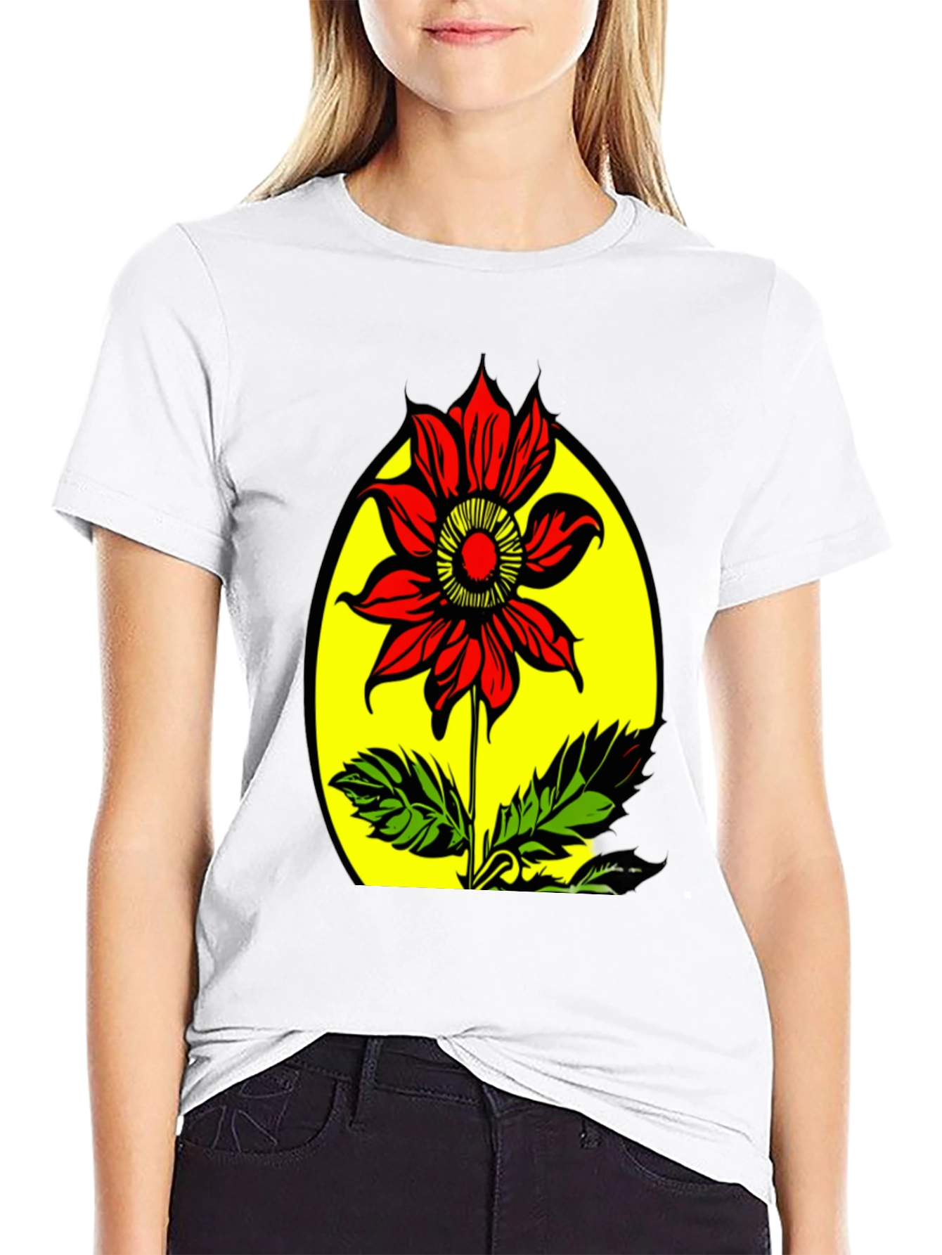 Floral Graphic Print T-Shirt