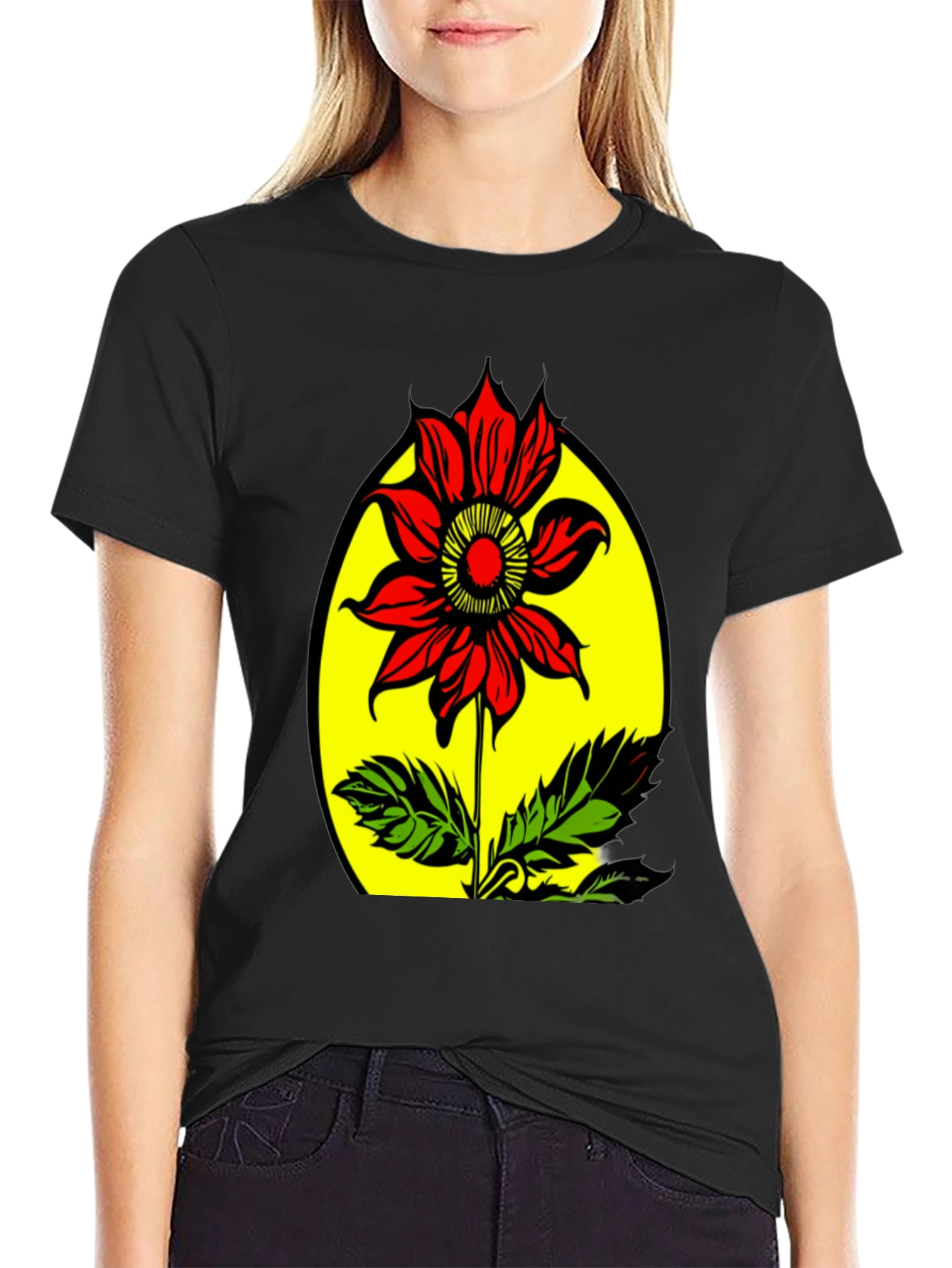 Floral Graphic Print T-Shirt