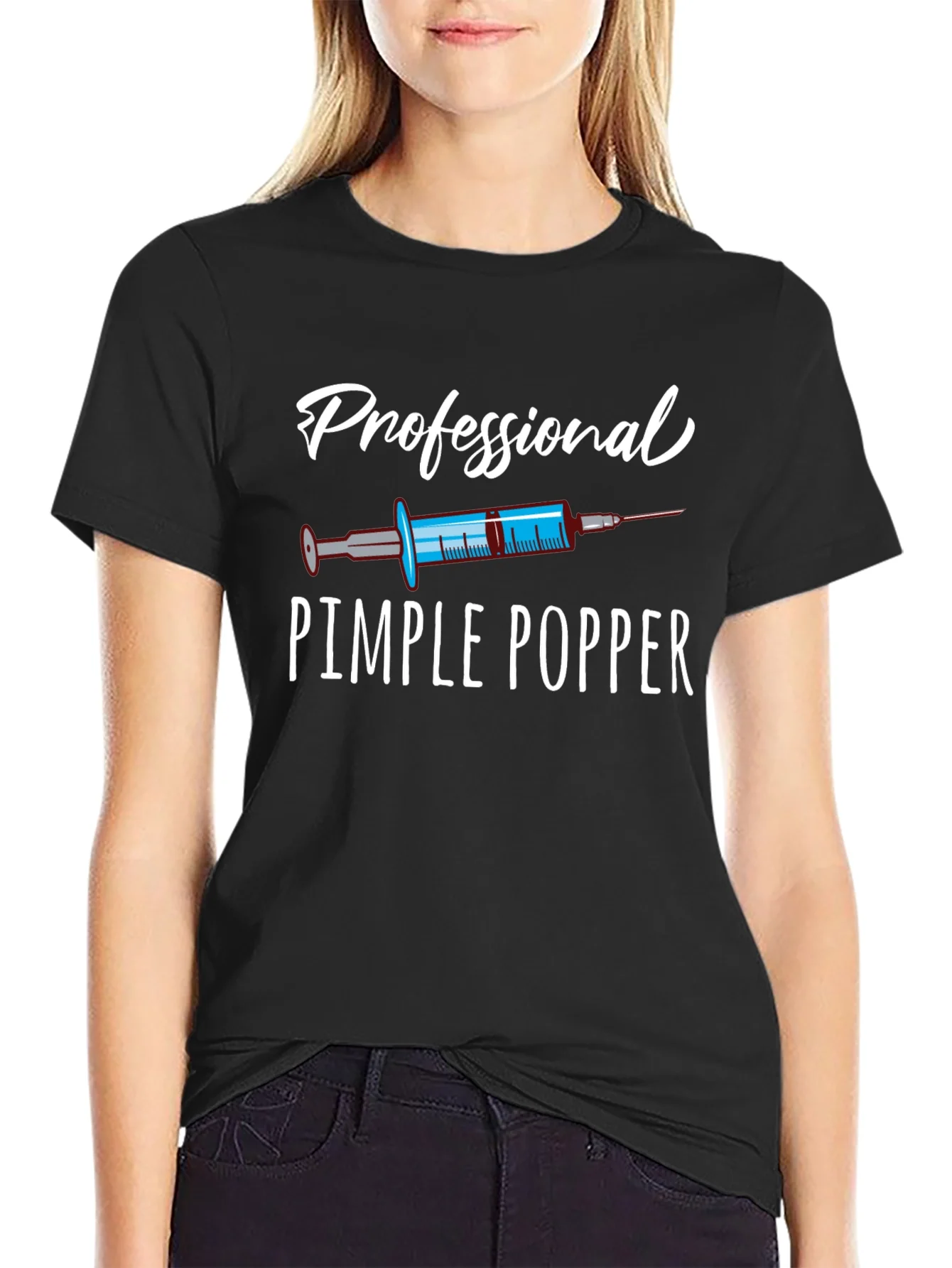 Professional Pimple Popper T-Shirt Novelty Graphic Tee