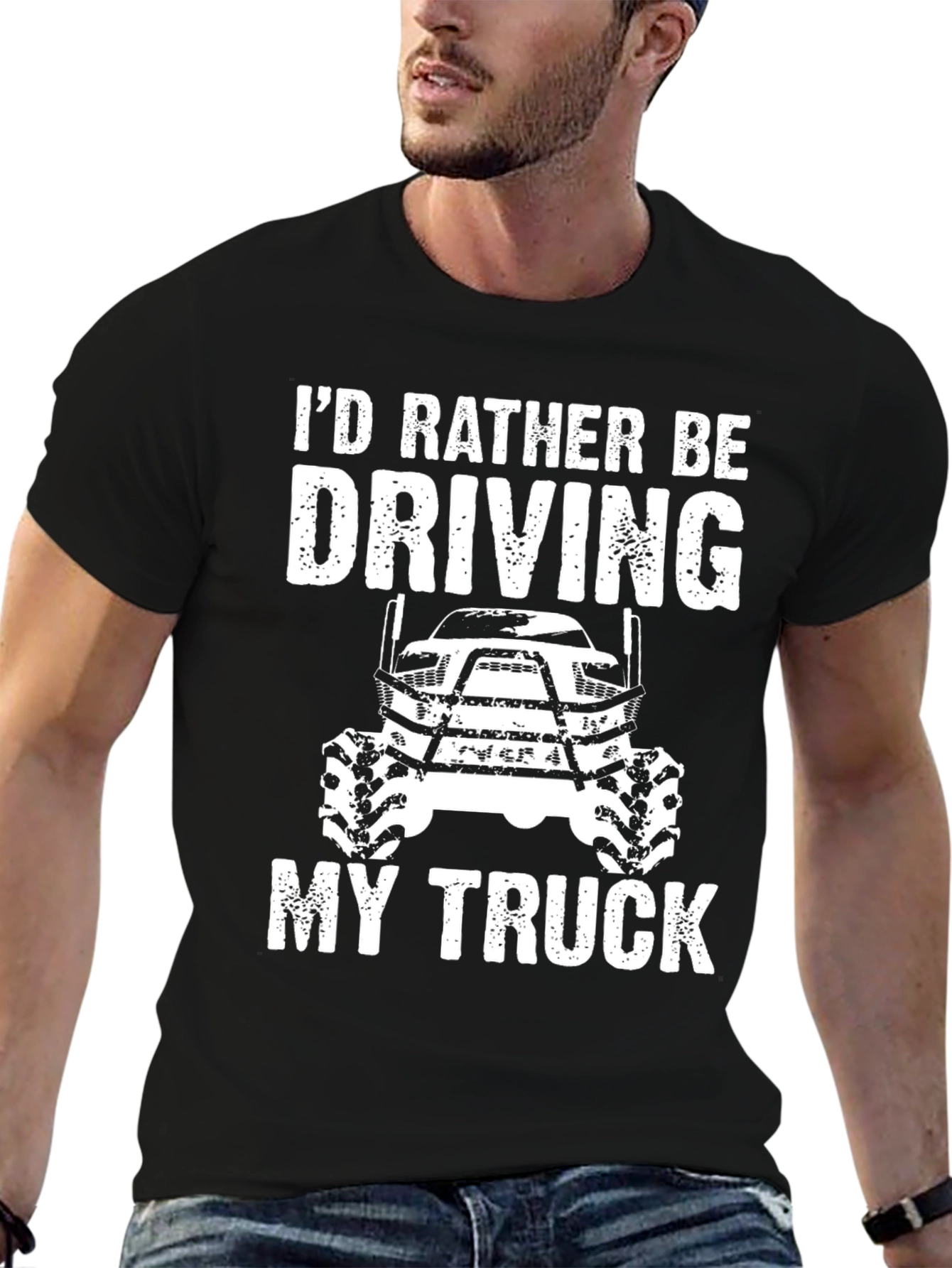 Id Rather Be Driving My Truck T-Shirt