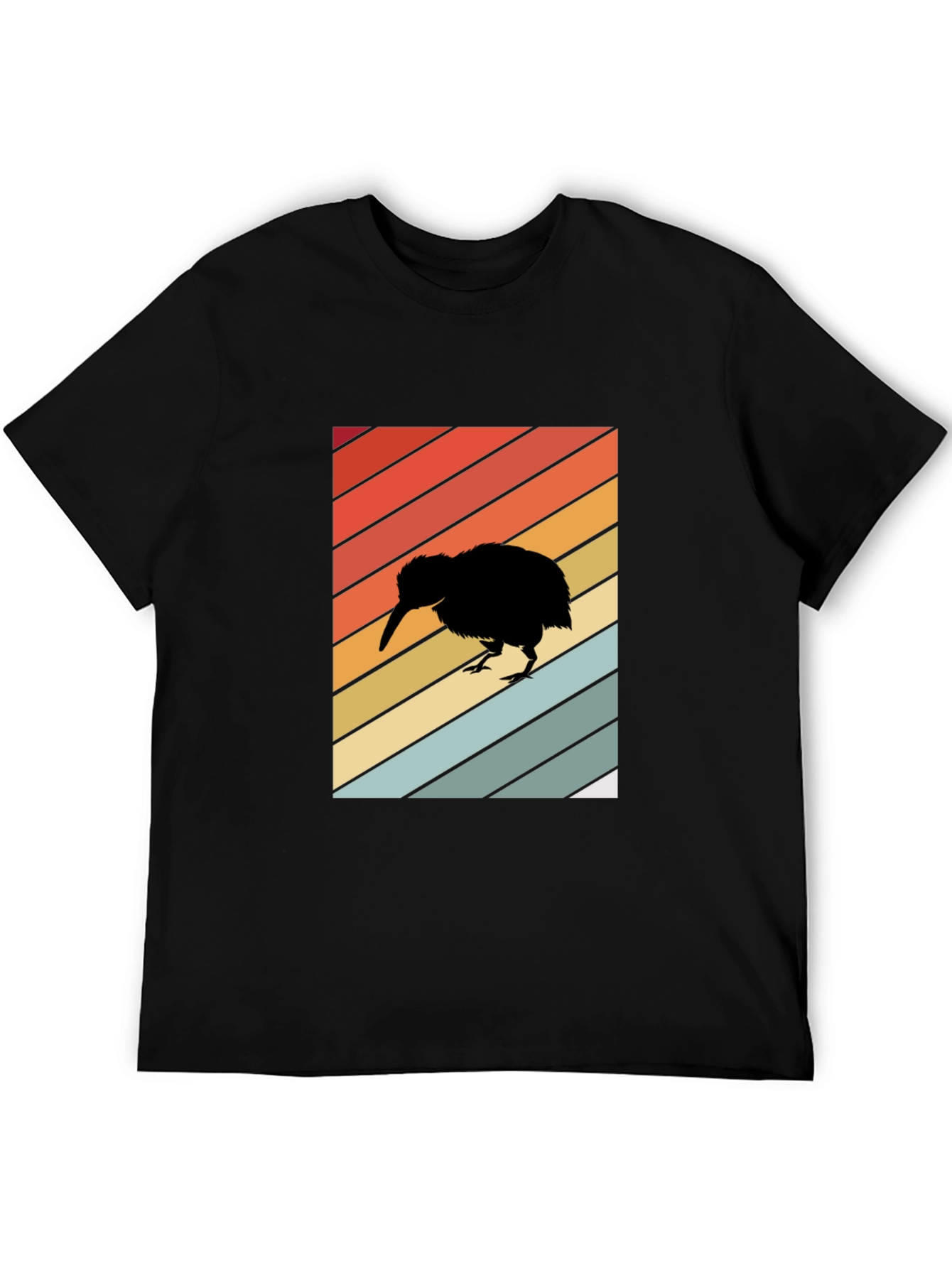 Retro Kiwi Bird T-Shirt - Cool Animal Tee
