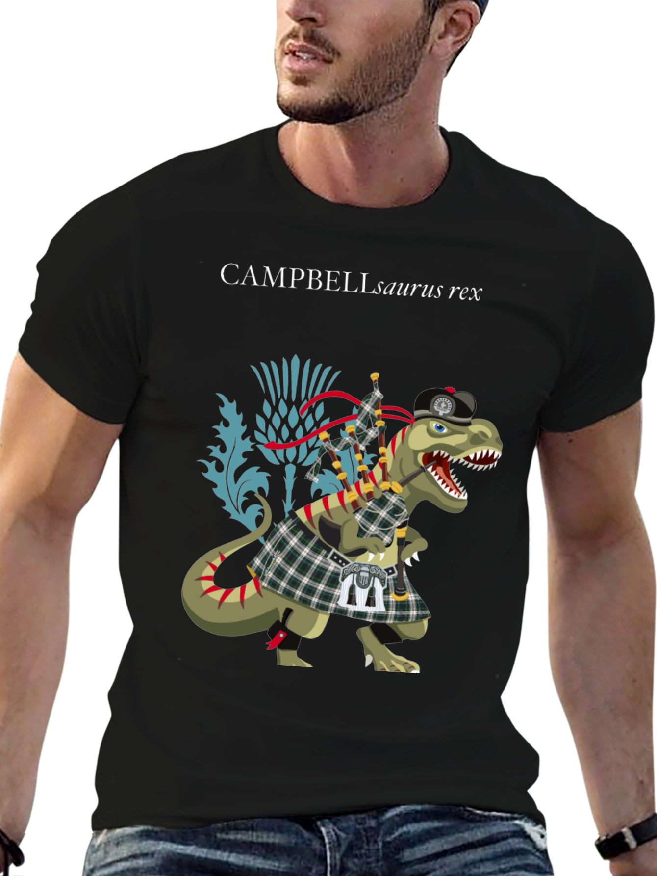 Campbell-saurus Rex Funny T-Shirt