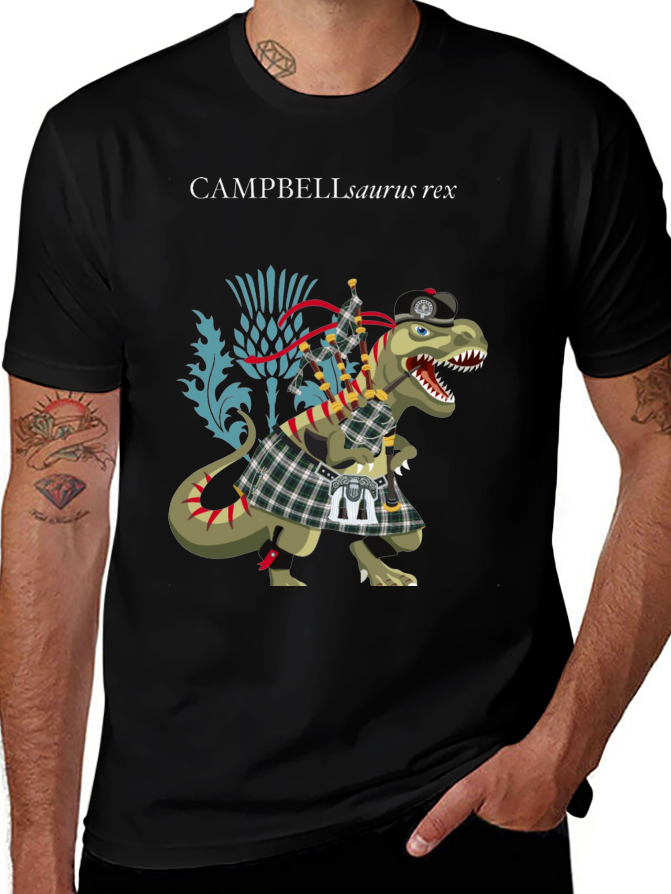 Campbell-saurus Rex Funny T-Shirt