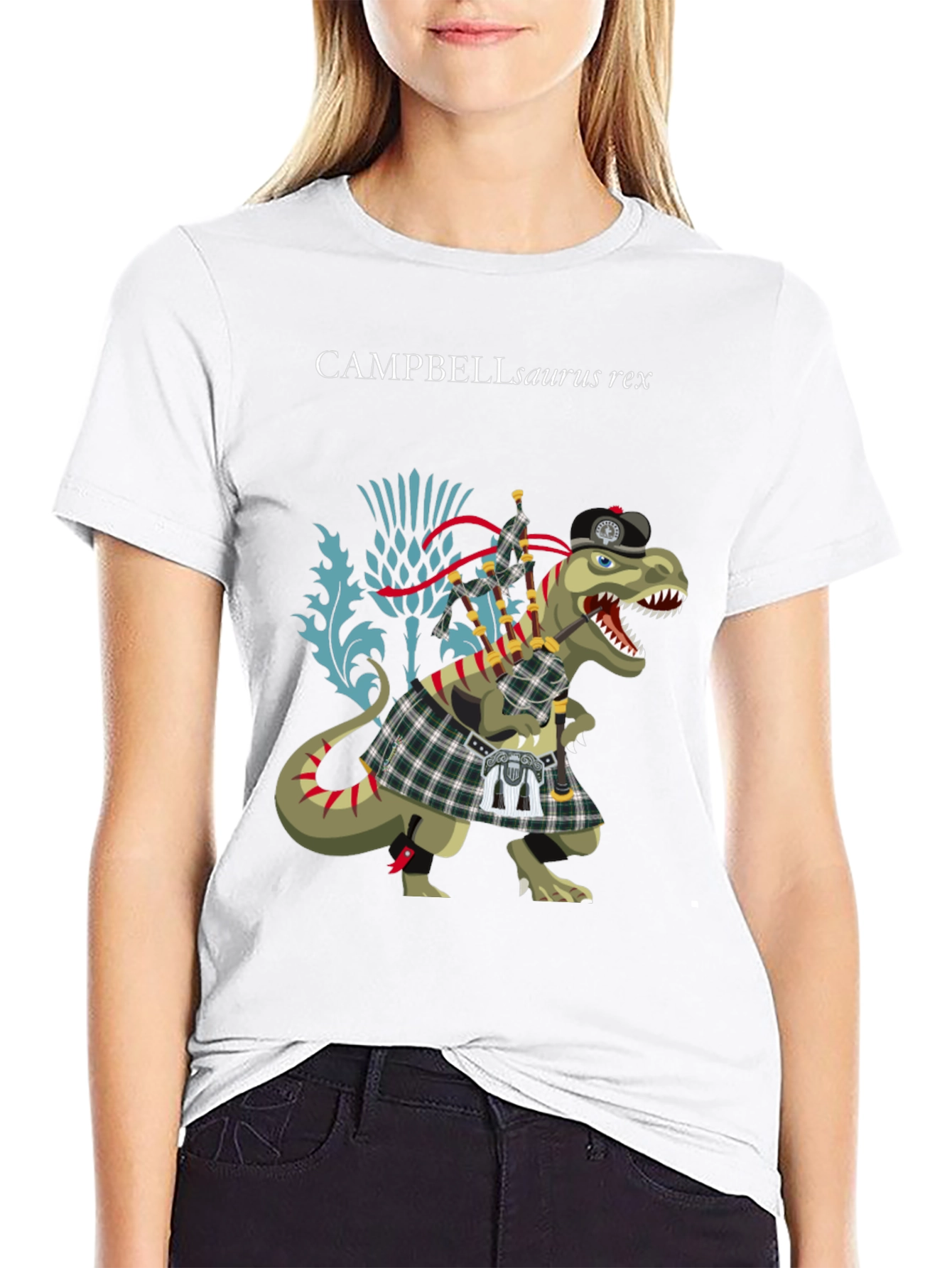 Campbell-saurus Rex Funny T-Shirt