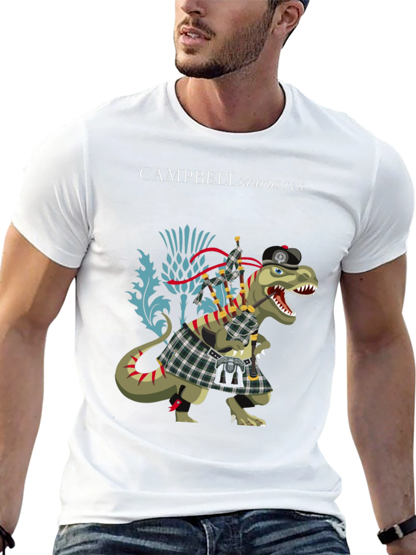 Campbell-saurus Rex Funny T-Shirt