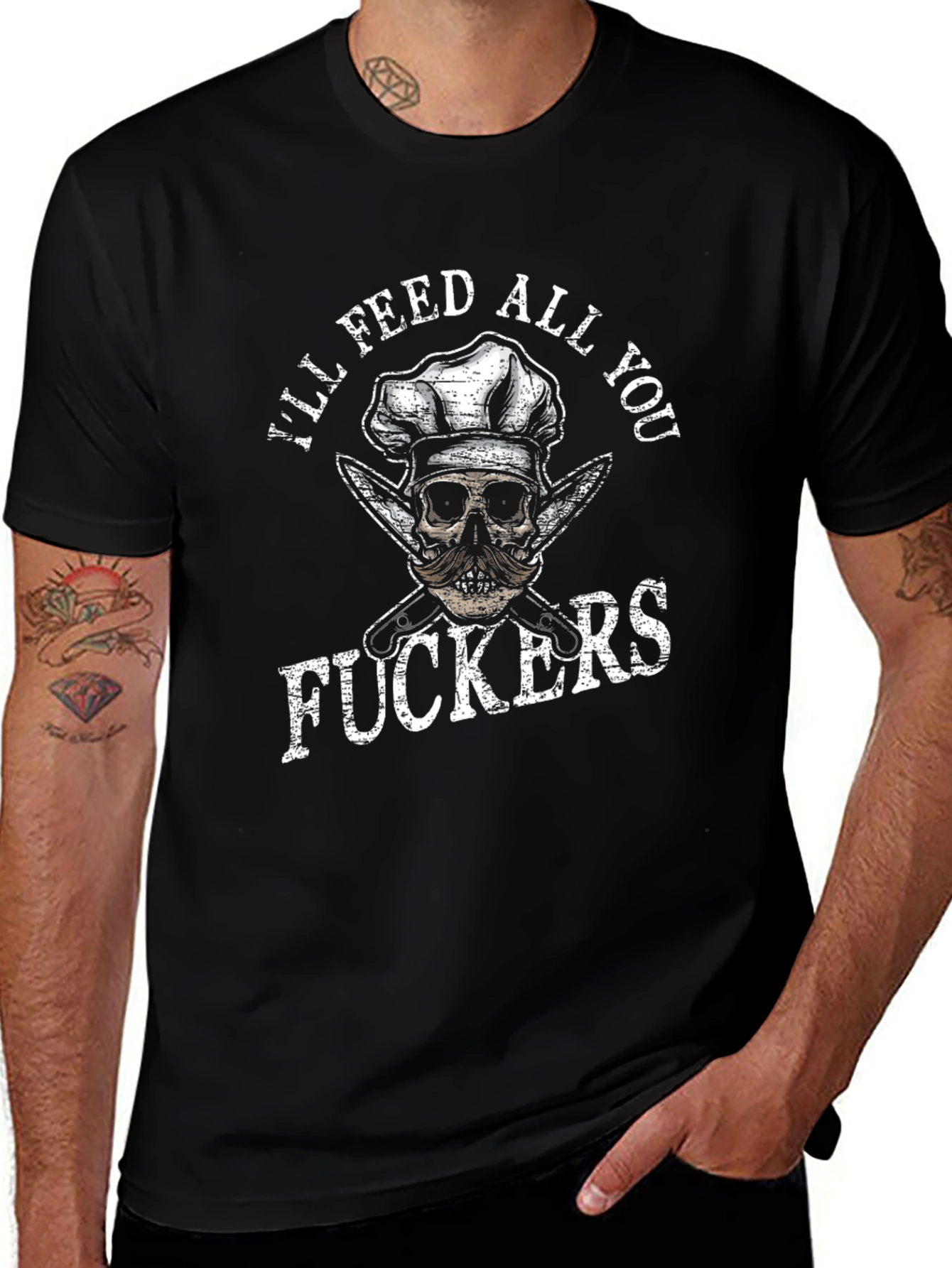 Ill Feed All You Skull Chef T-Shirt
