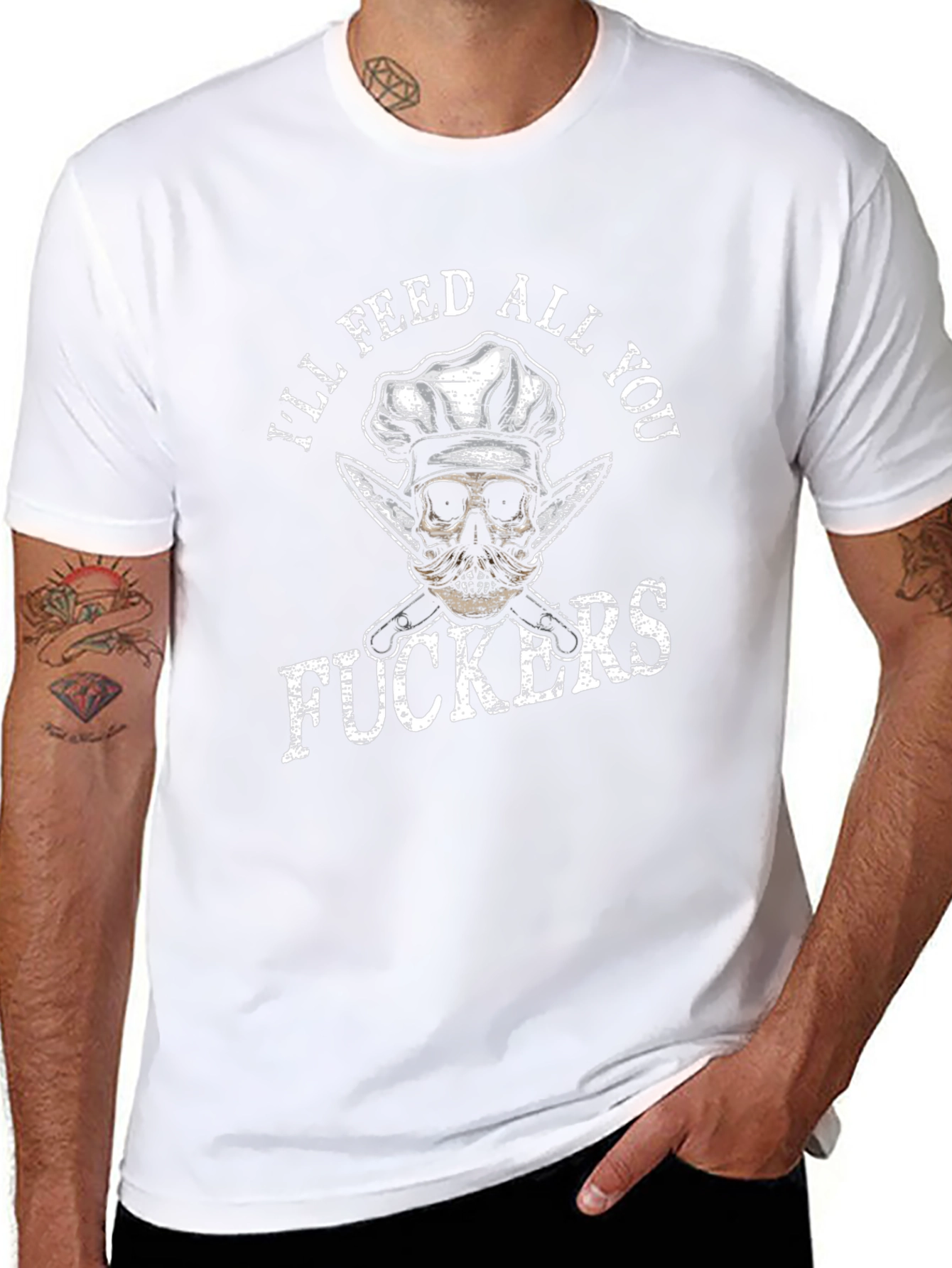 Ill Feed All You Skull Chef T-Shirt