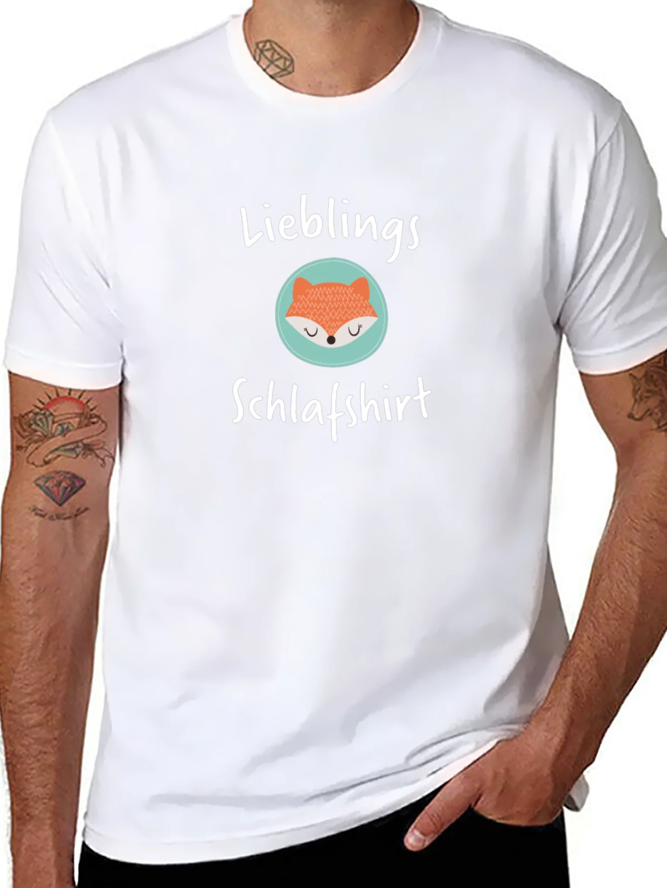 Lieblings Schlafshirt - Fox Graphic T-Shirt