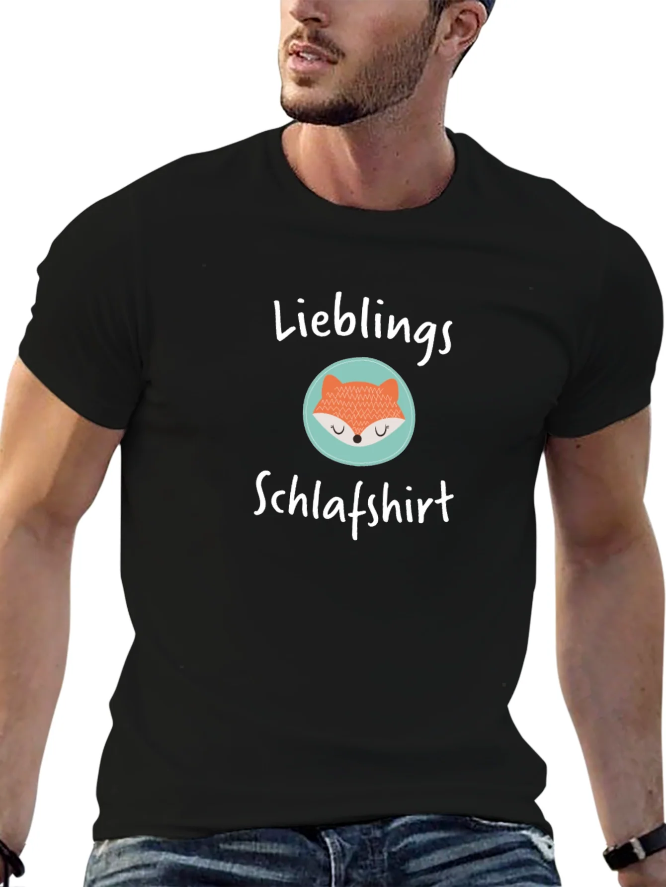 Lieblings Schlafshirt - Fox Graphic T-Shirt