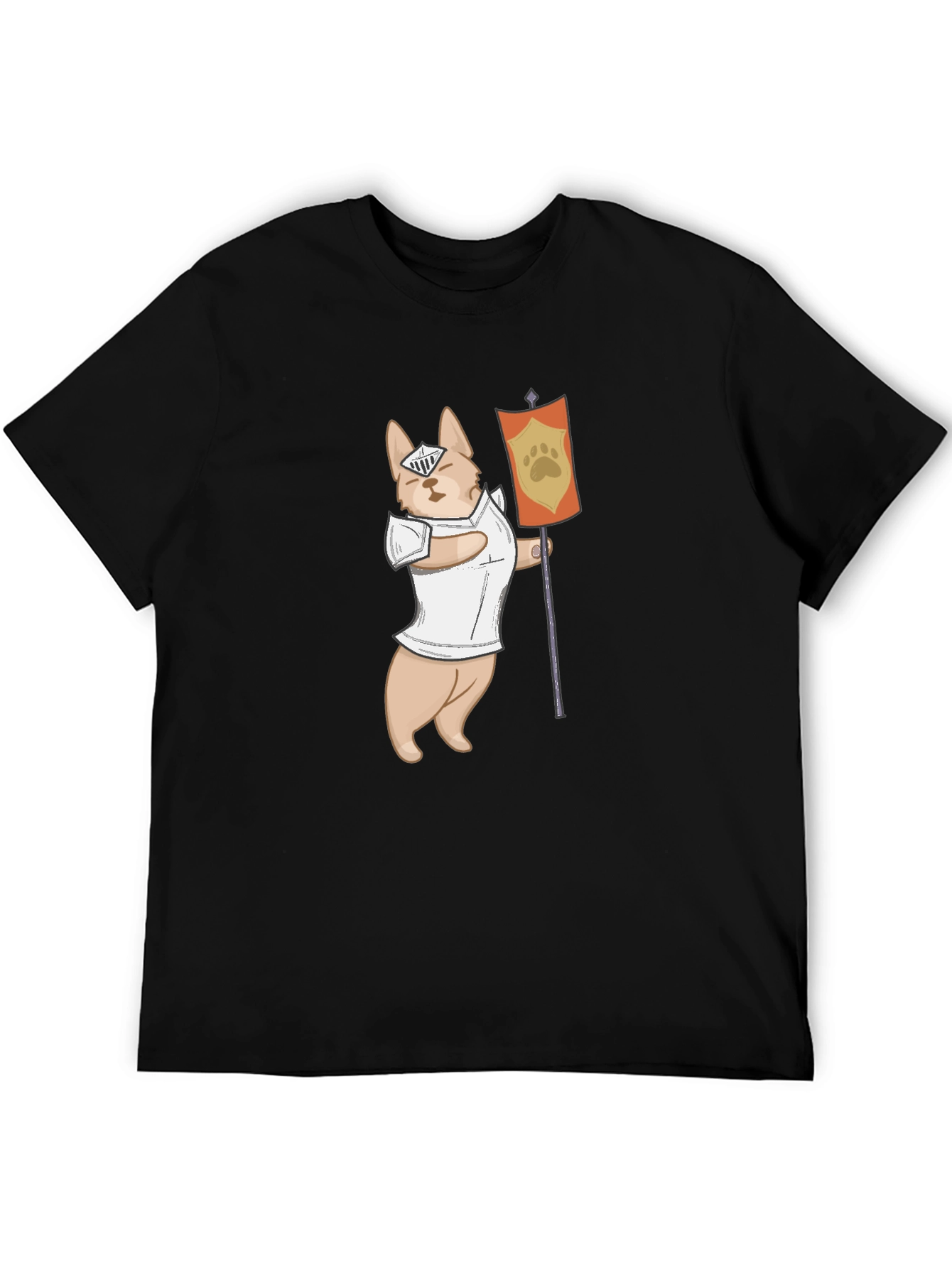 Dog Knight T-Shirt - Funny Canine Warrior Tee