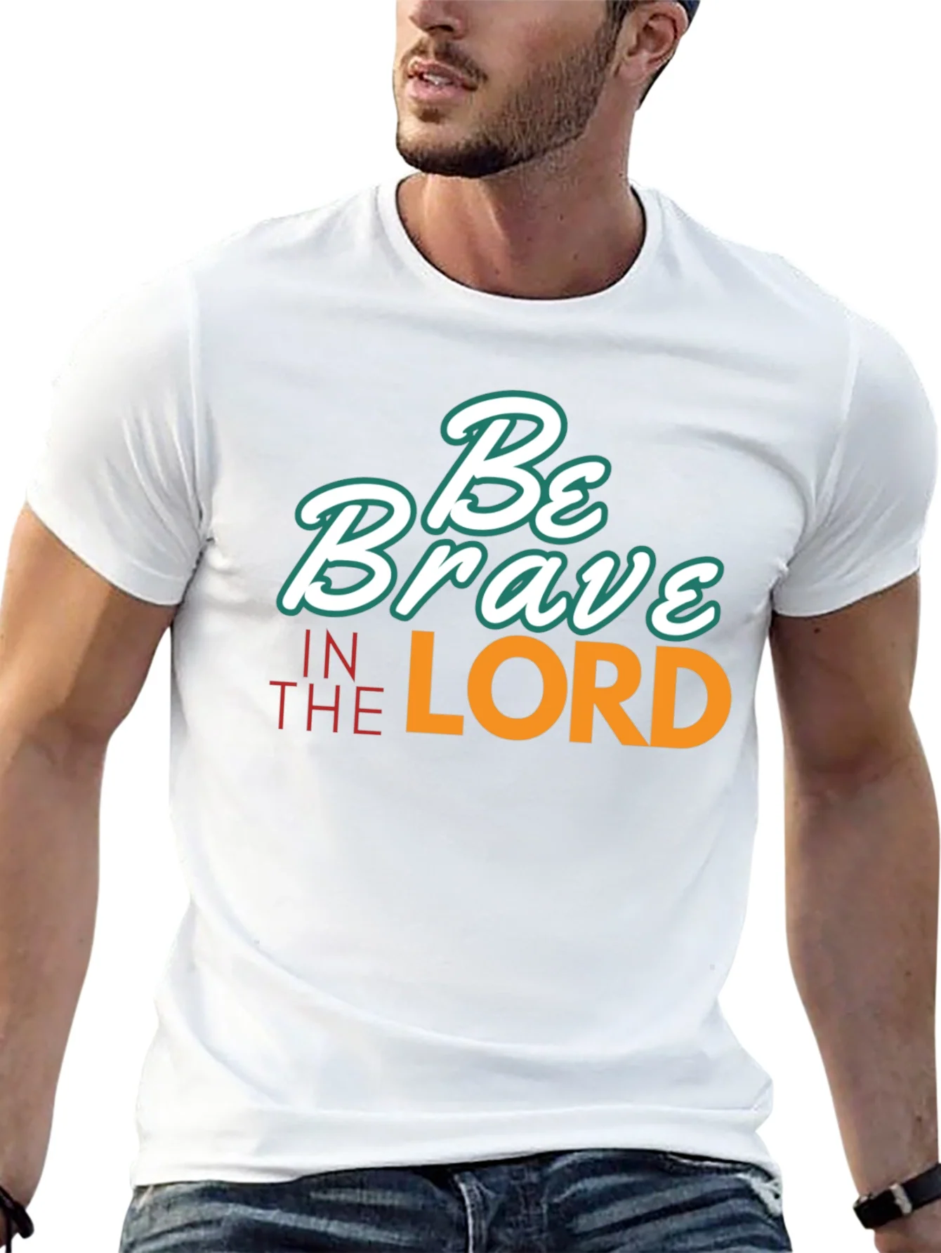 Be Brave in the Lord Black T-Shirt