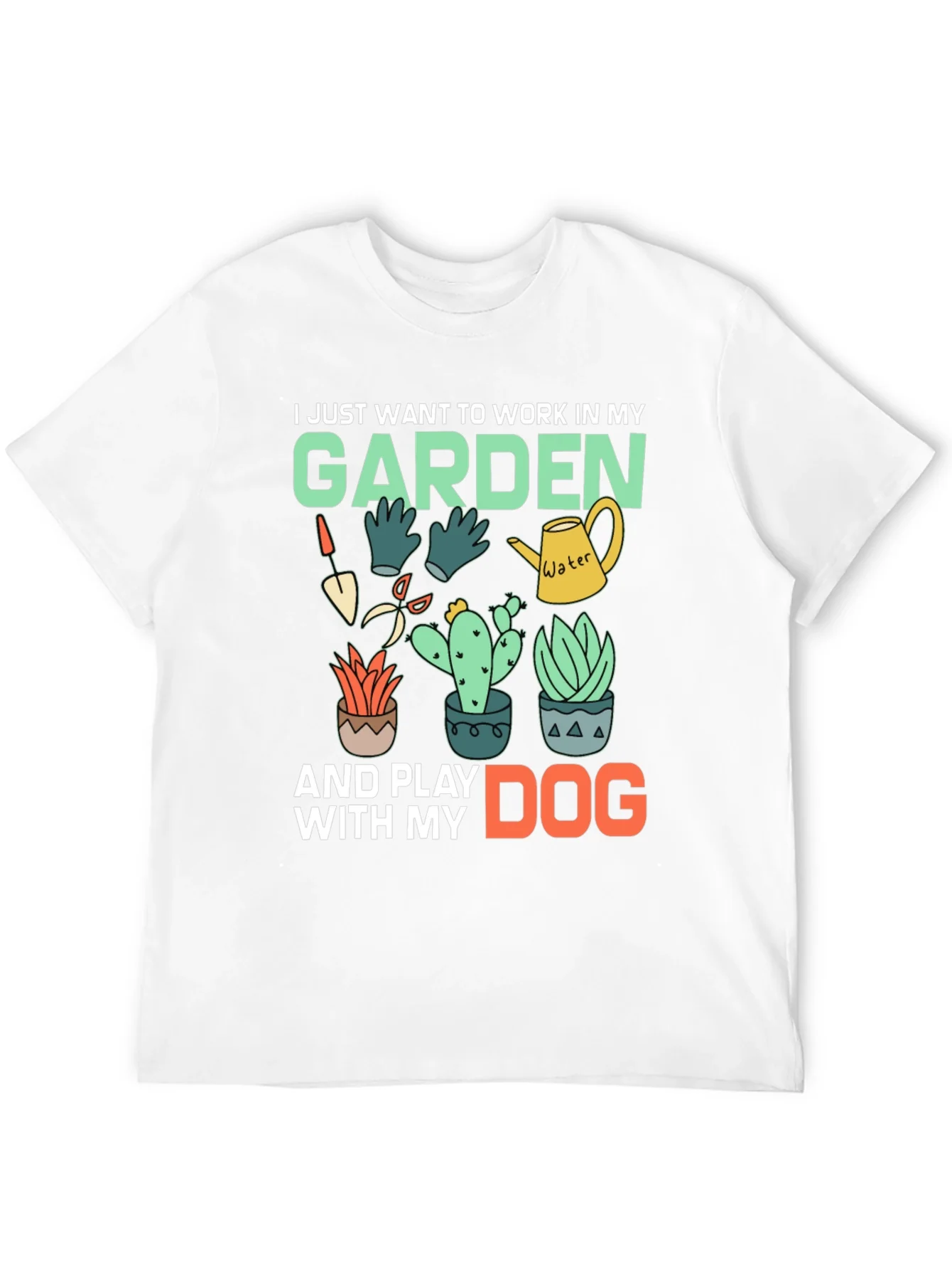 Gardening & Dog Lover Graphic Tee