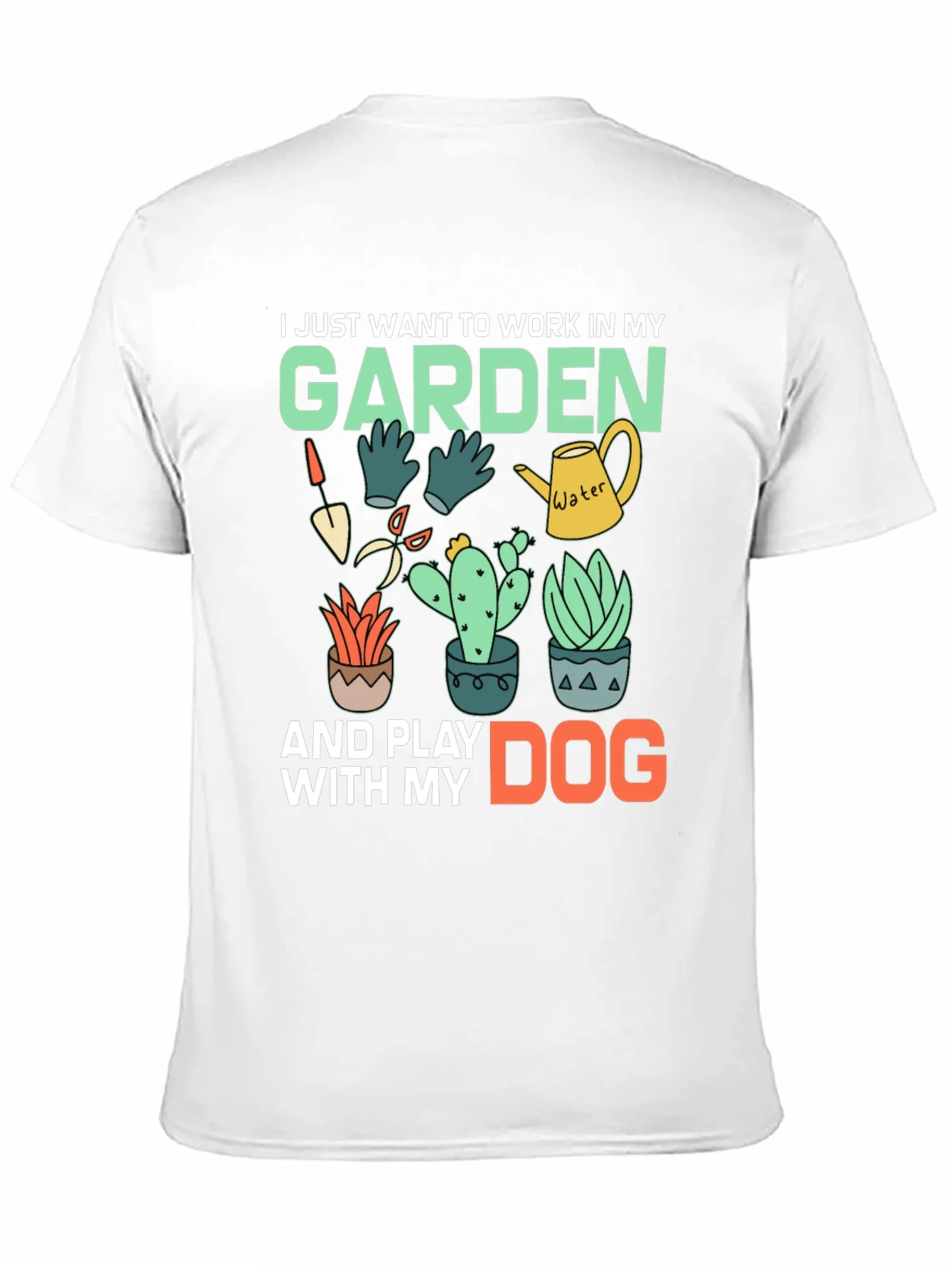Gardening & Dog Lover Graphic Tee