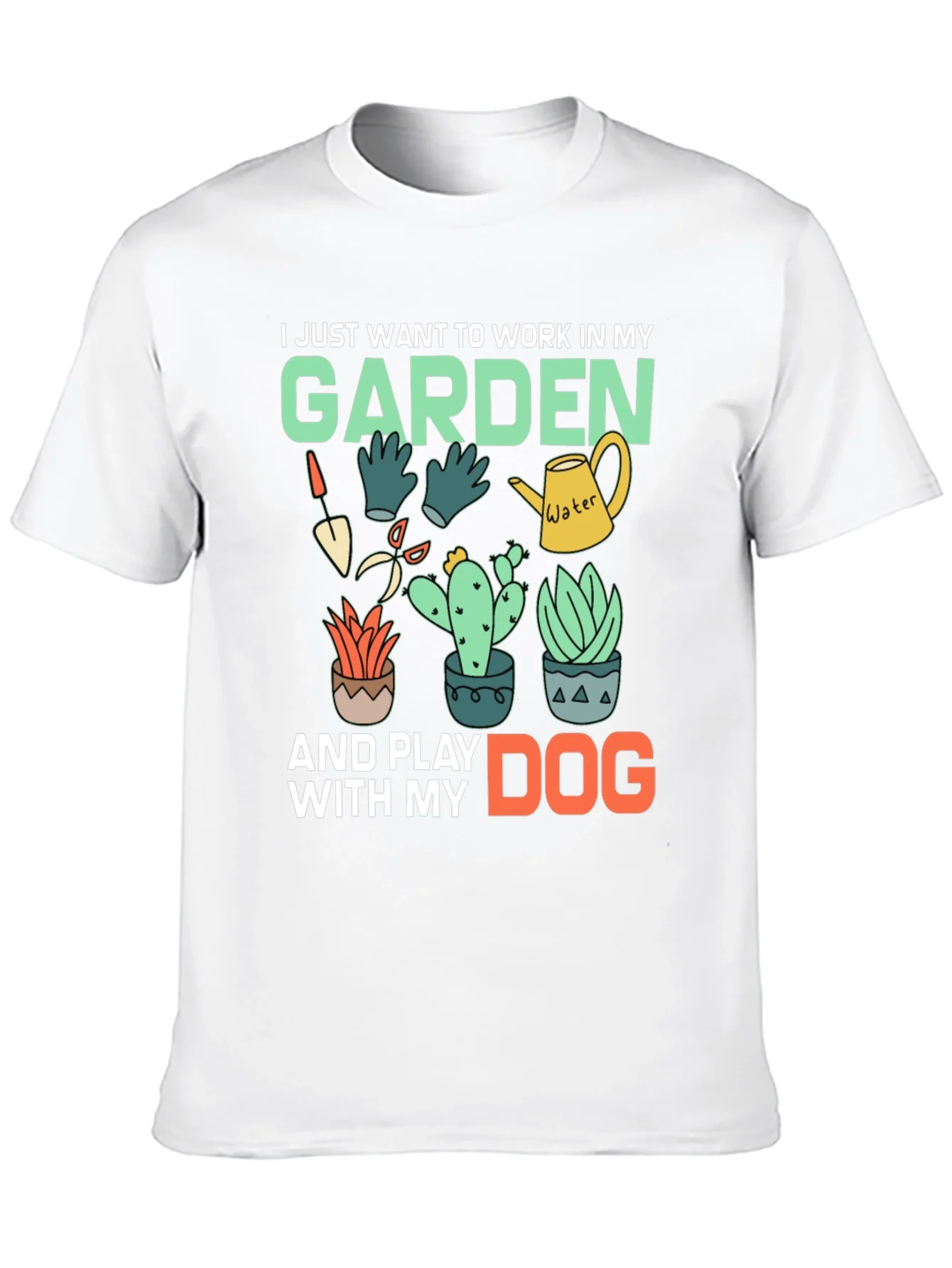 Gardening & Dog Lover Graphic Tee