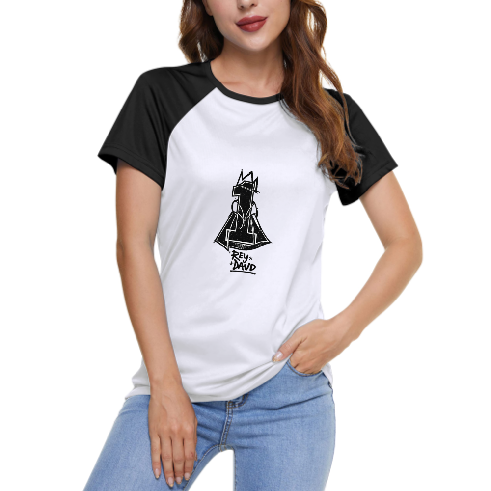 Rey David Crown Graphic T-Shirt – Minimal Streetwear Number One Urban Art Tee(z219)