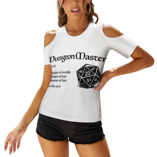 Dungeon Master Graphic T-Shirt – Funny Tabletop RPG Dice Tee for Fantasy Gamers(z176)