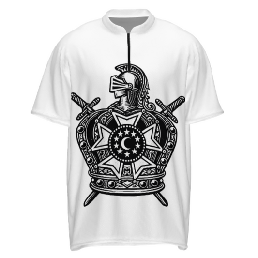 Medieval Knight Crest Graphic T-Shirt – Vintage Crown & Sword Heraldic Armor Tee(z202)