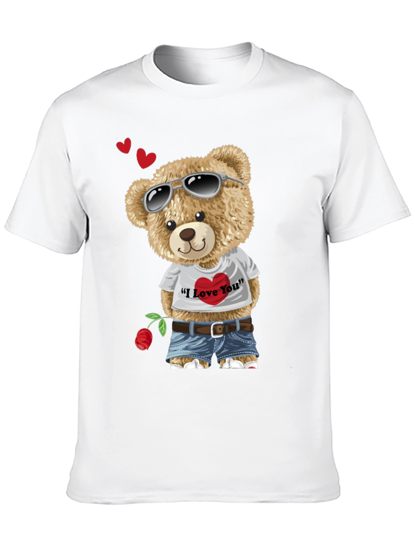 Teddy Bear I Love You Graphic T-Shirt