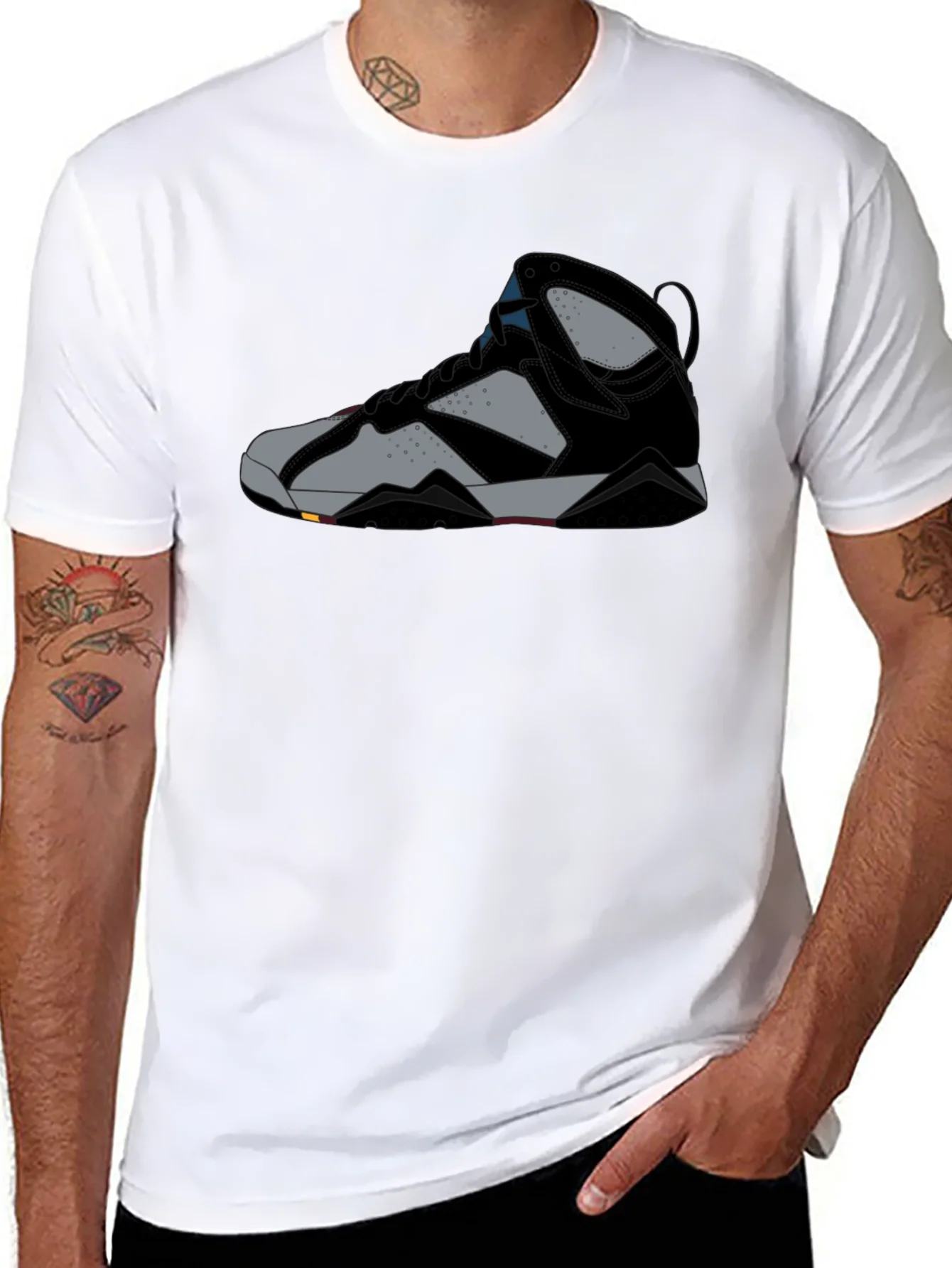 Sneaker T-Shirt - Air Jordan 7 Design