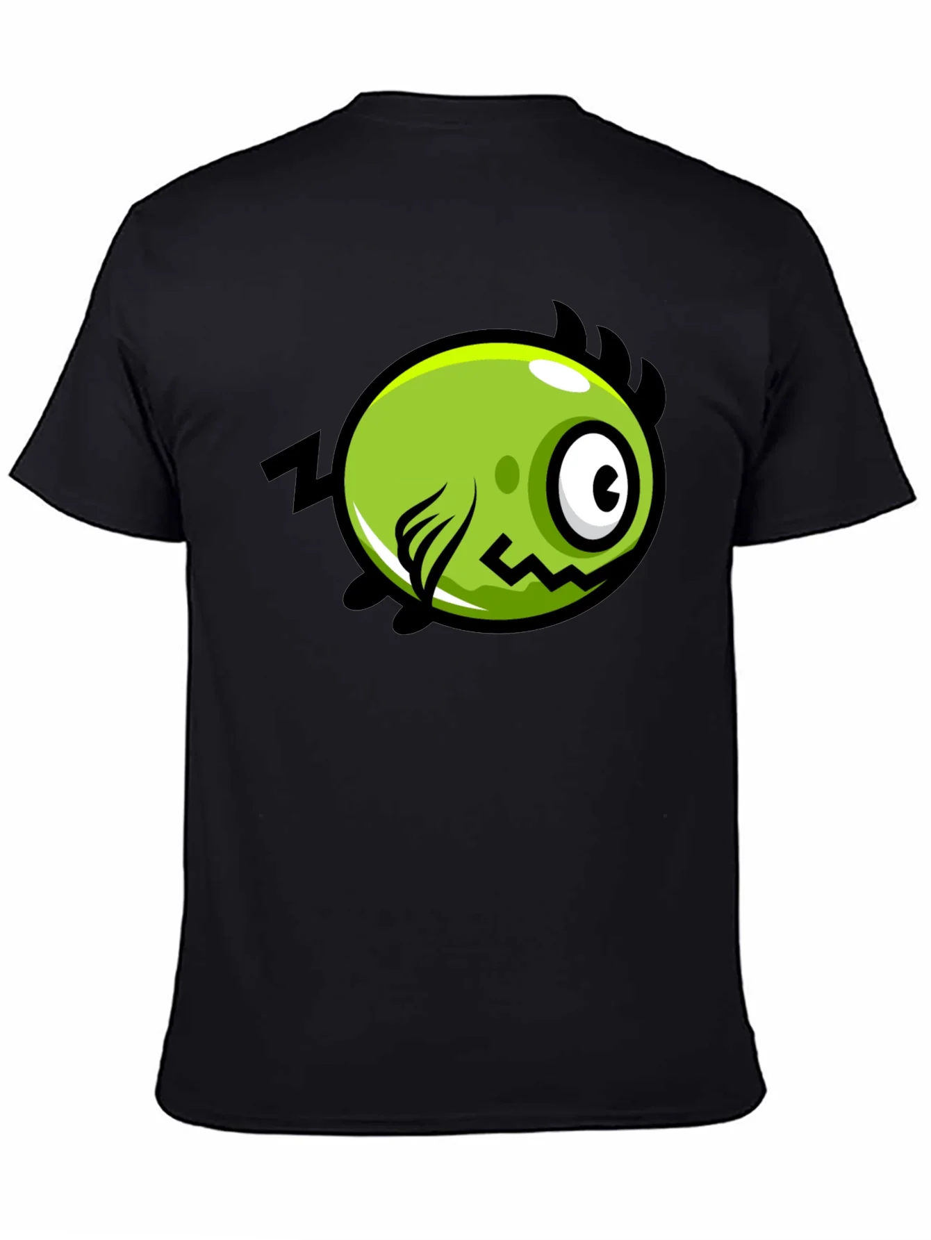 Funny Green Monster Graphic T-Shirt