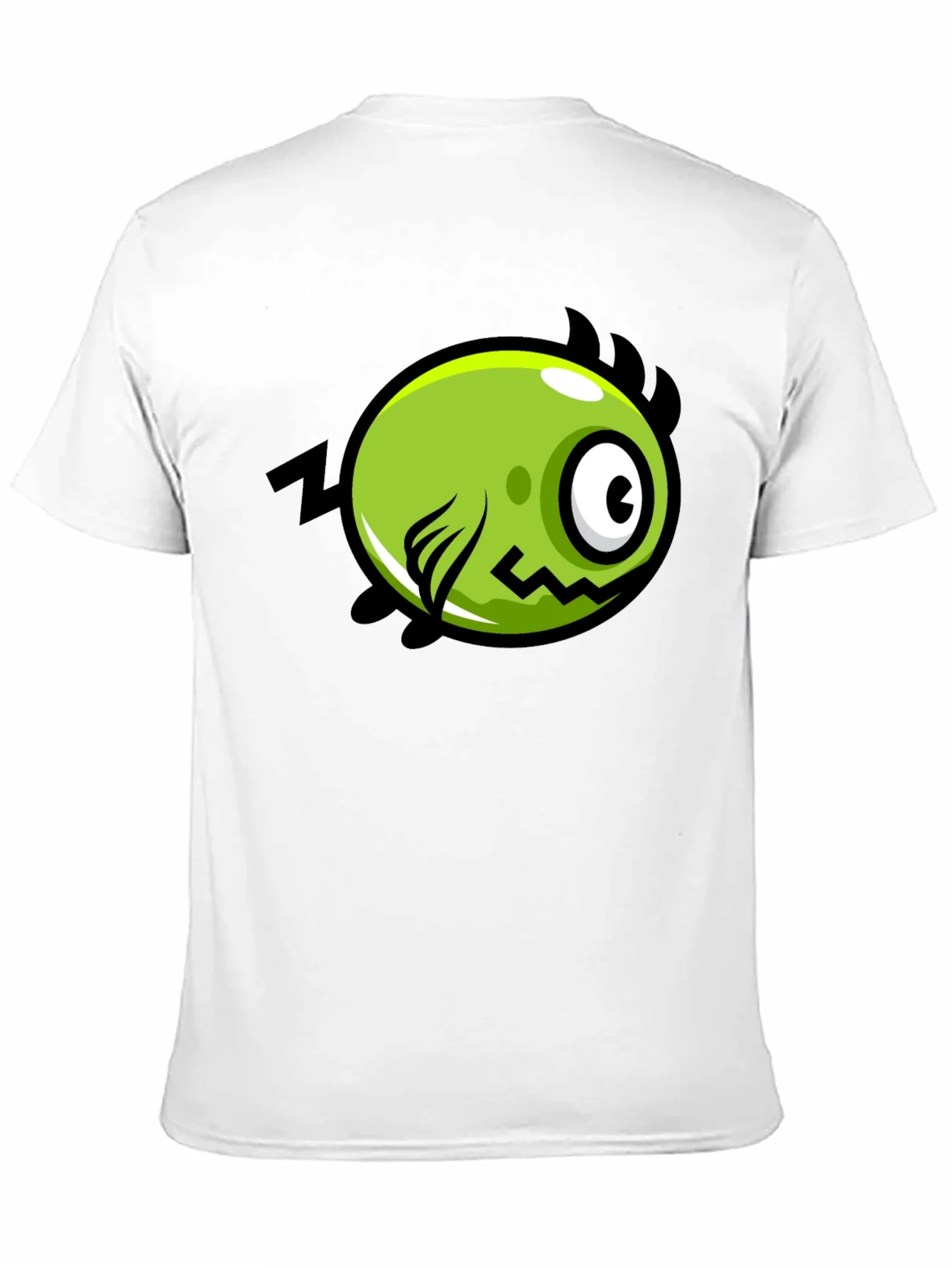 Funny Green Monster Graphic T-Shirt