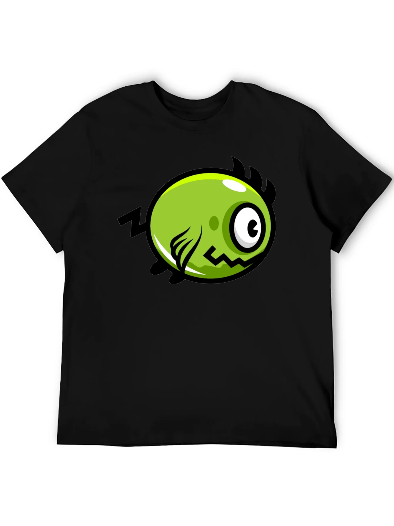 Funny Green Monster Graphic T-Shirt
