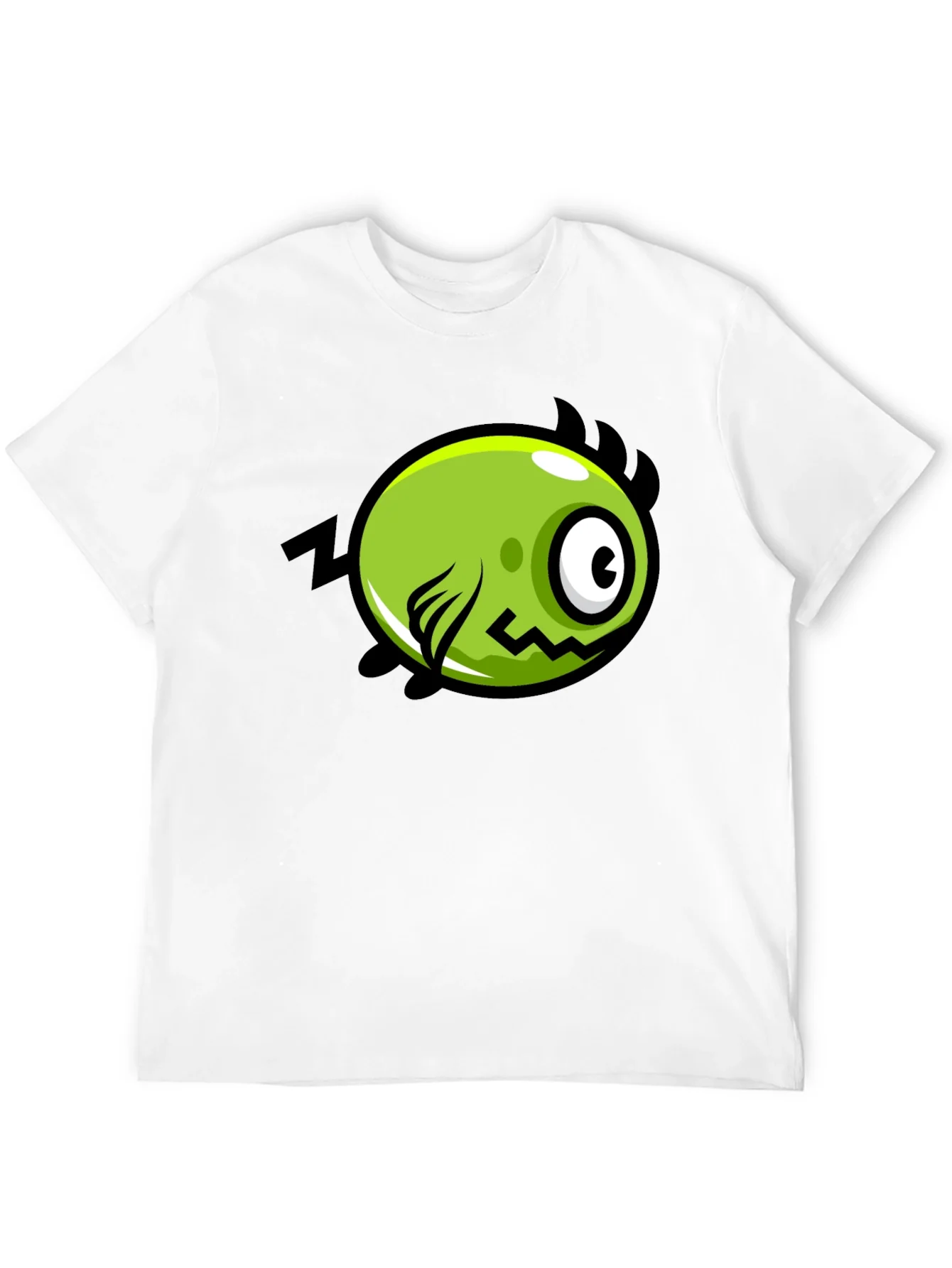 Funny Green Monster Graphic T-Shirt