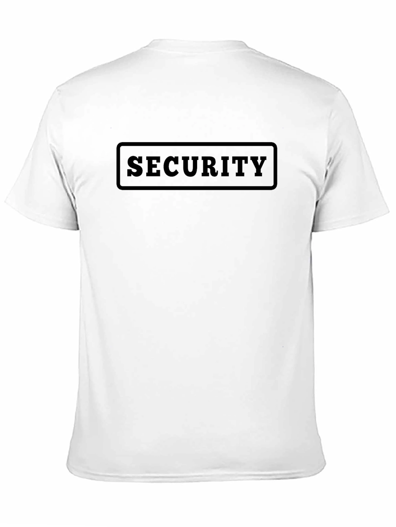SECURITY Graphic Black T-Shirt