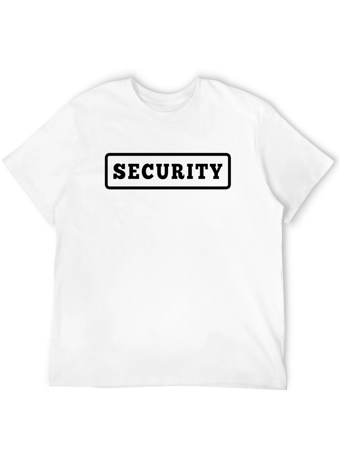 SECURITY Graphic Black T-Shirt