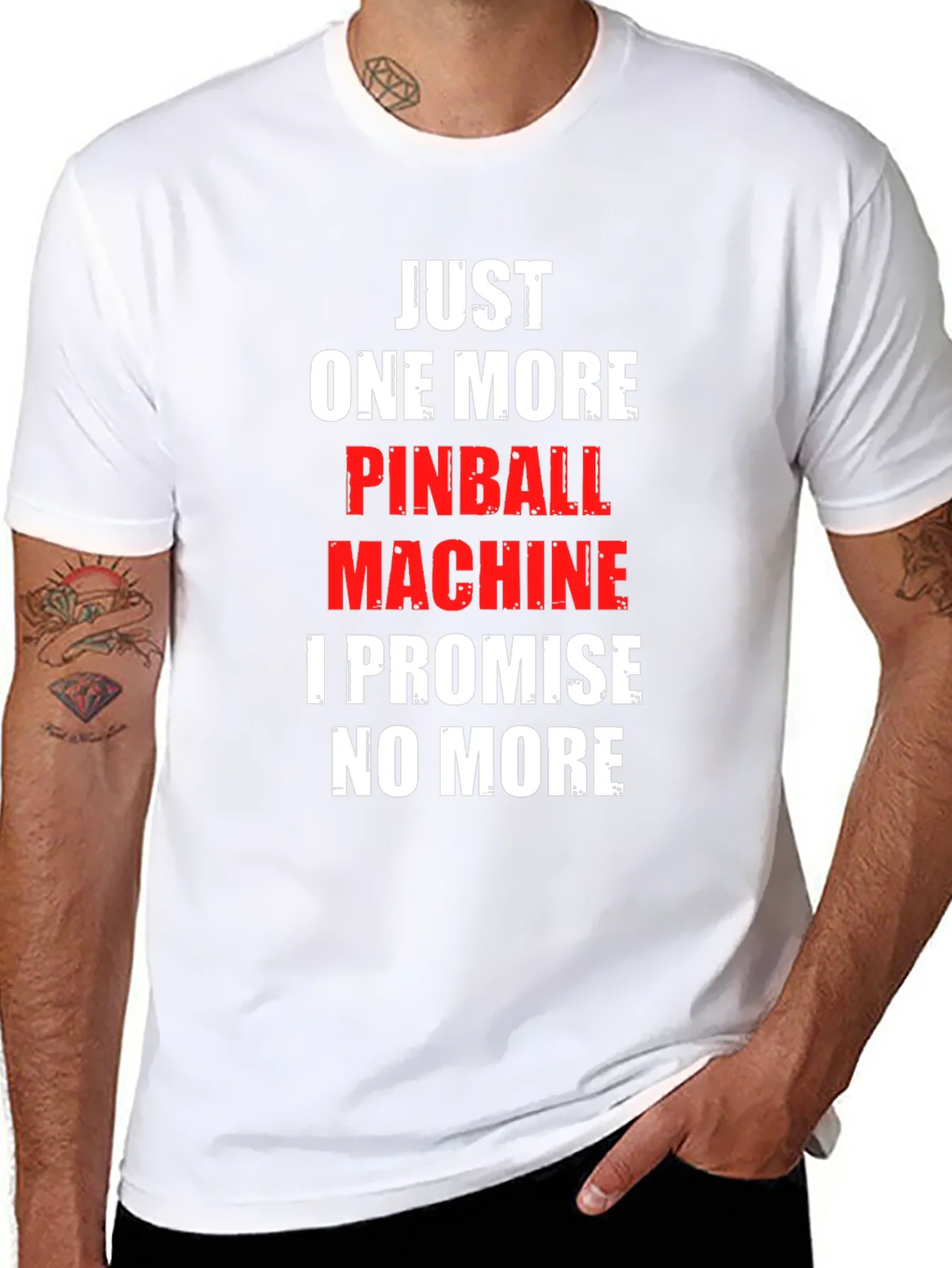 Pinball Machine Promise T-Shirt - Just One More