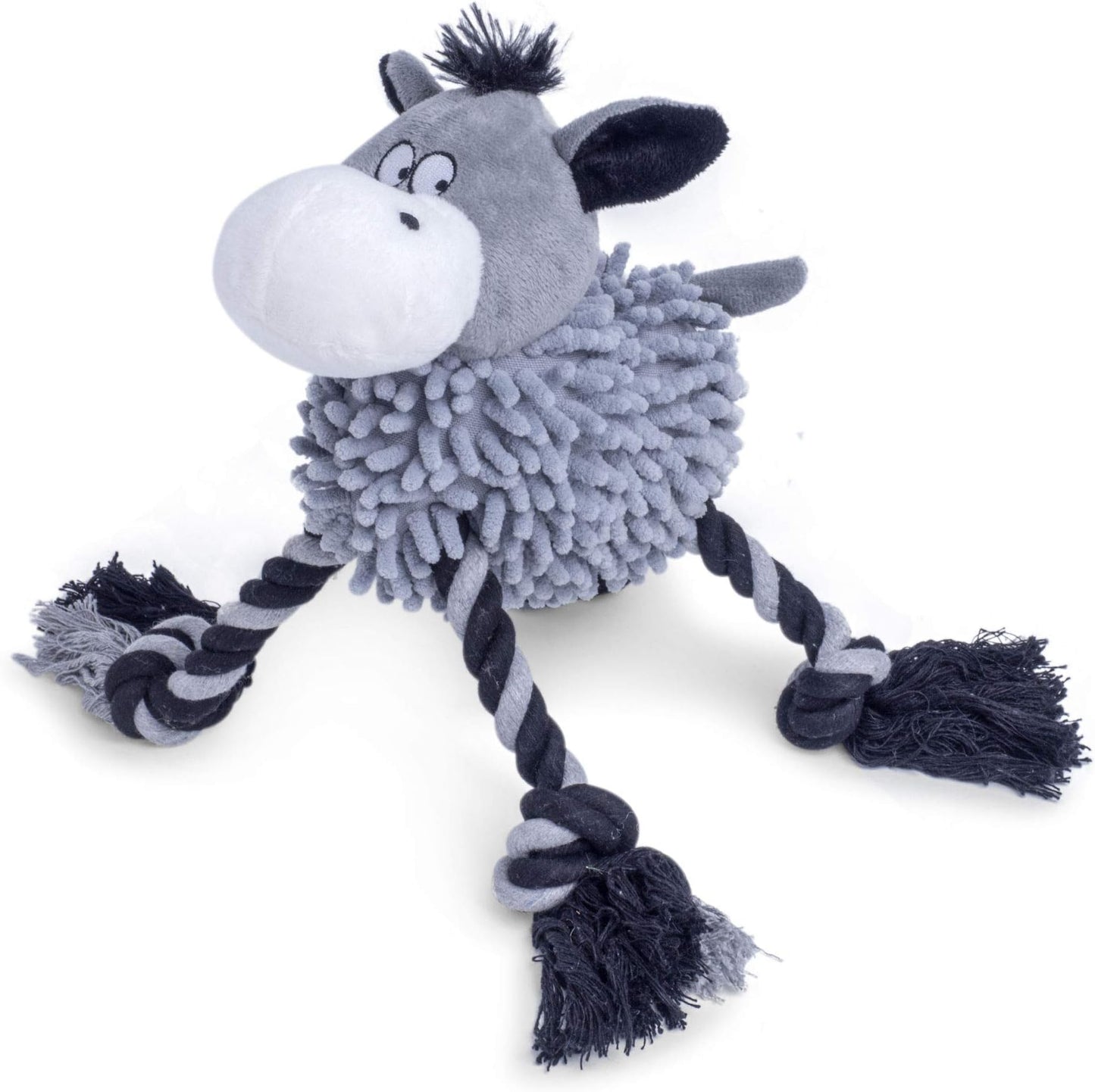 Farmyard Buddies Noodle Donkey Plush Dog Toy