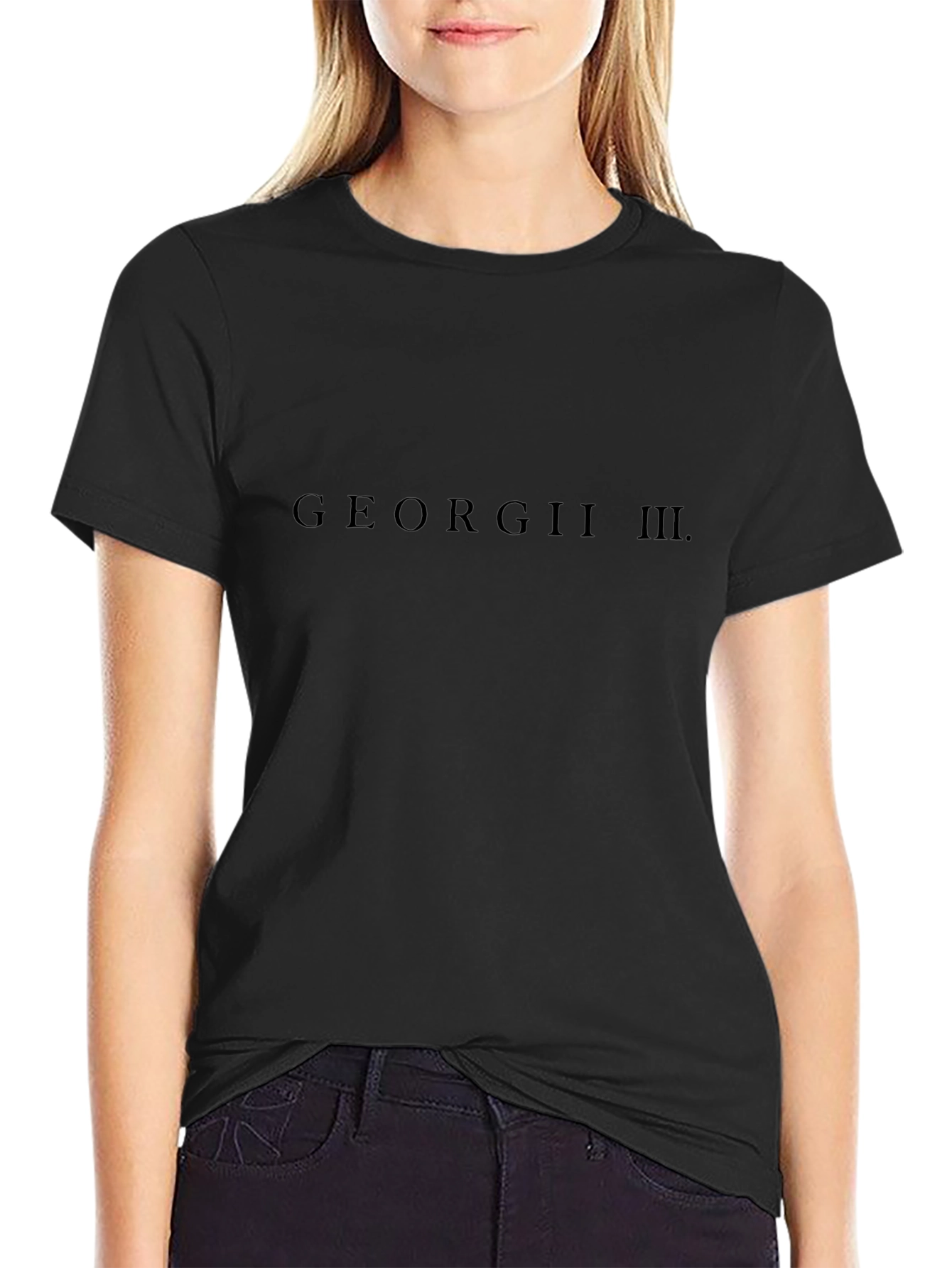 Georgii III Graphic Tee - Classic Black T-Shirt