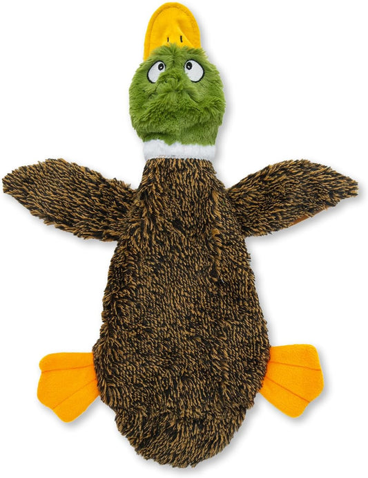 Best Pet Supplies Squeaky Dog Toys with Soft Durable Fabric for Small, Medium and Large Pets Interactive Toy for Indoor Play, Supports Active Biting and Play - 1Wild Duck, Medium