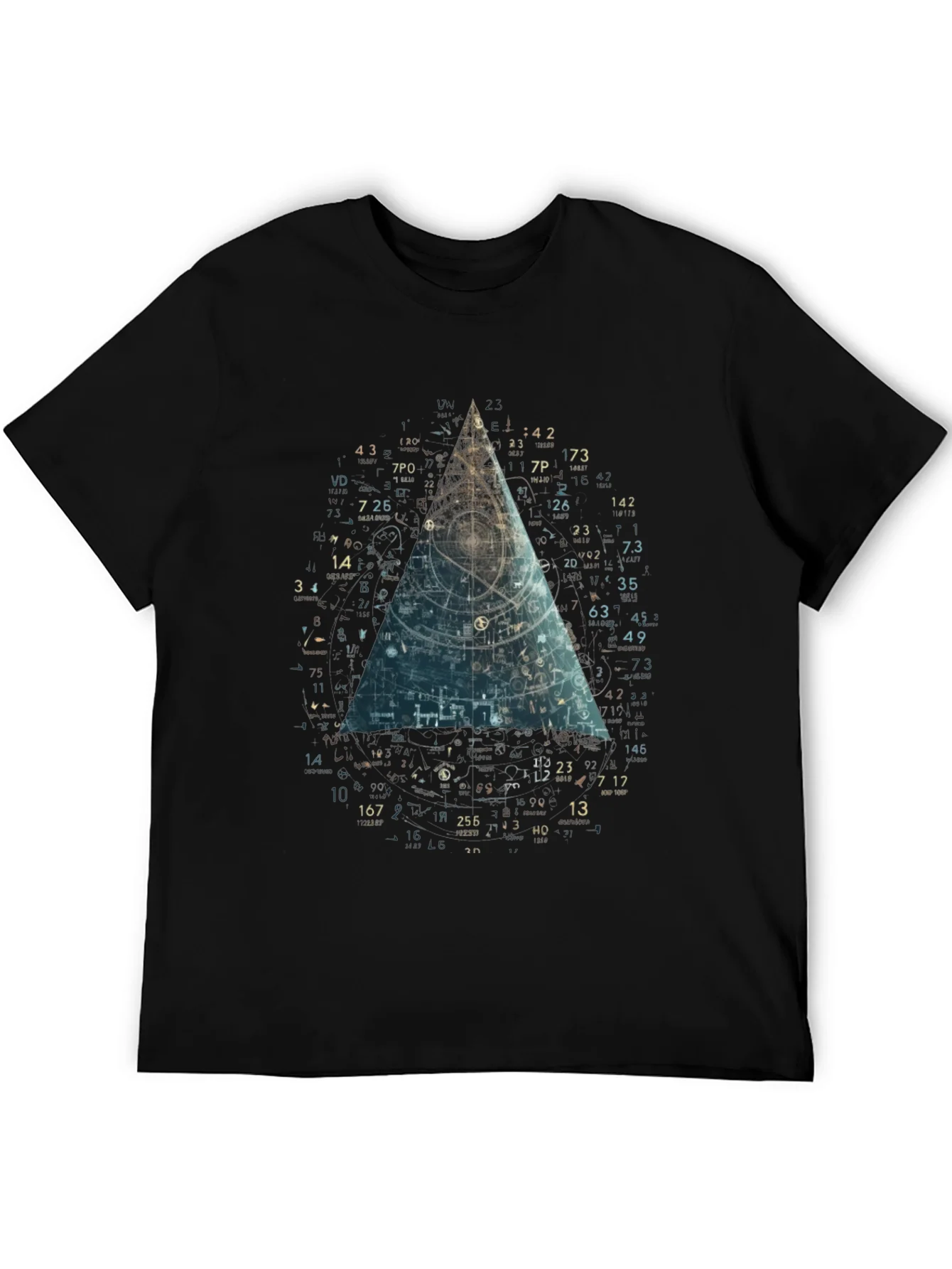 Geometric Blueprint Tee - Modern Graphic T-Shirt