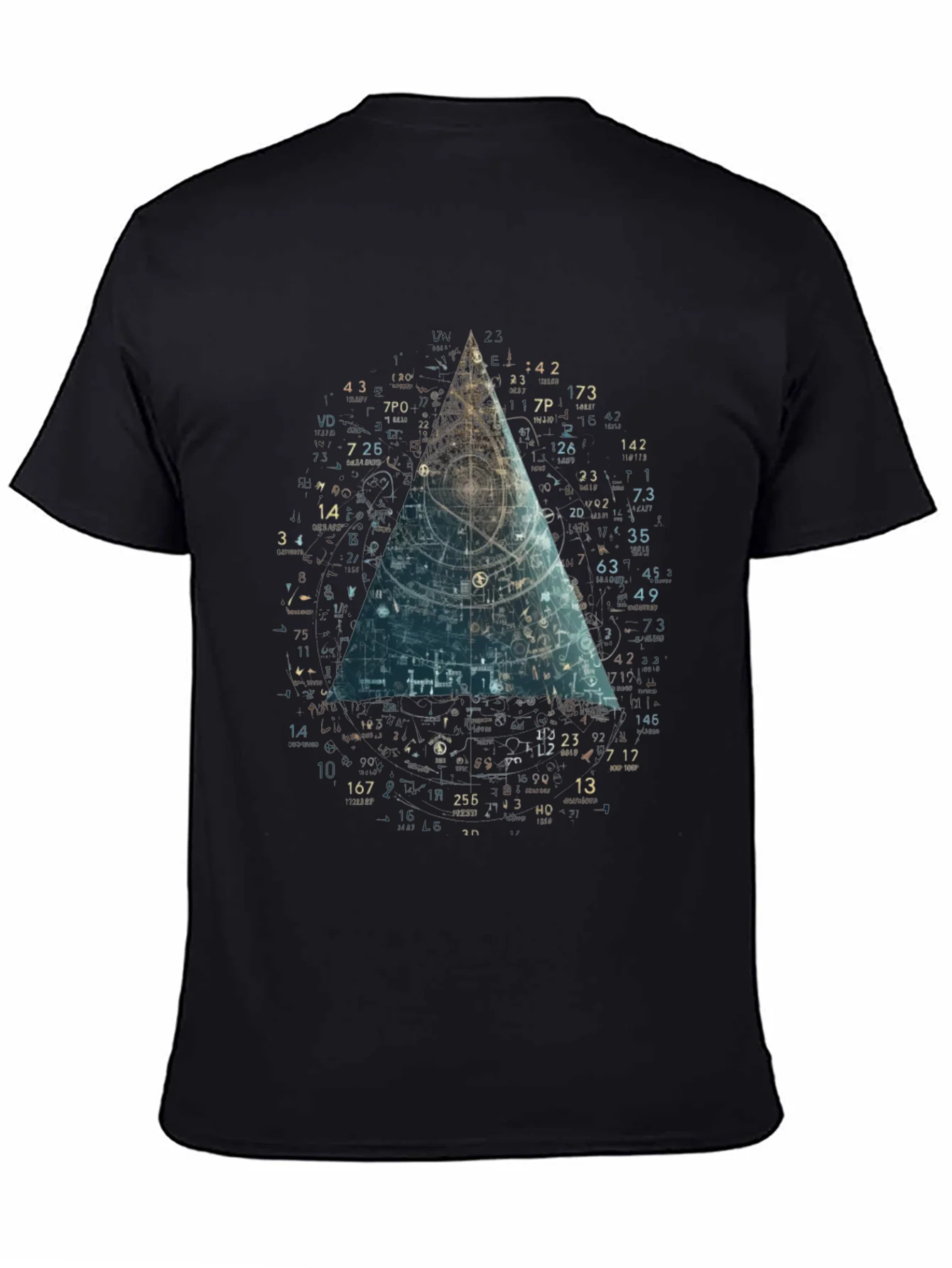 Geometric Blueprint Tee - Modern Graphic T-Shirt