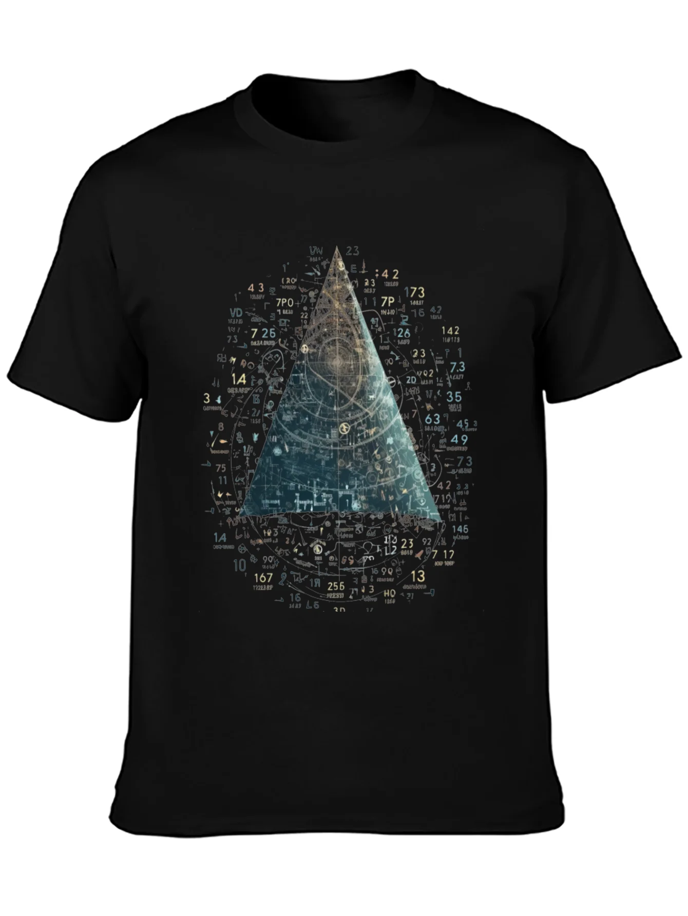 Geometric Blueprint Tee - Modern Graphic T-Shirt