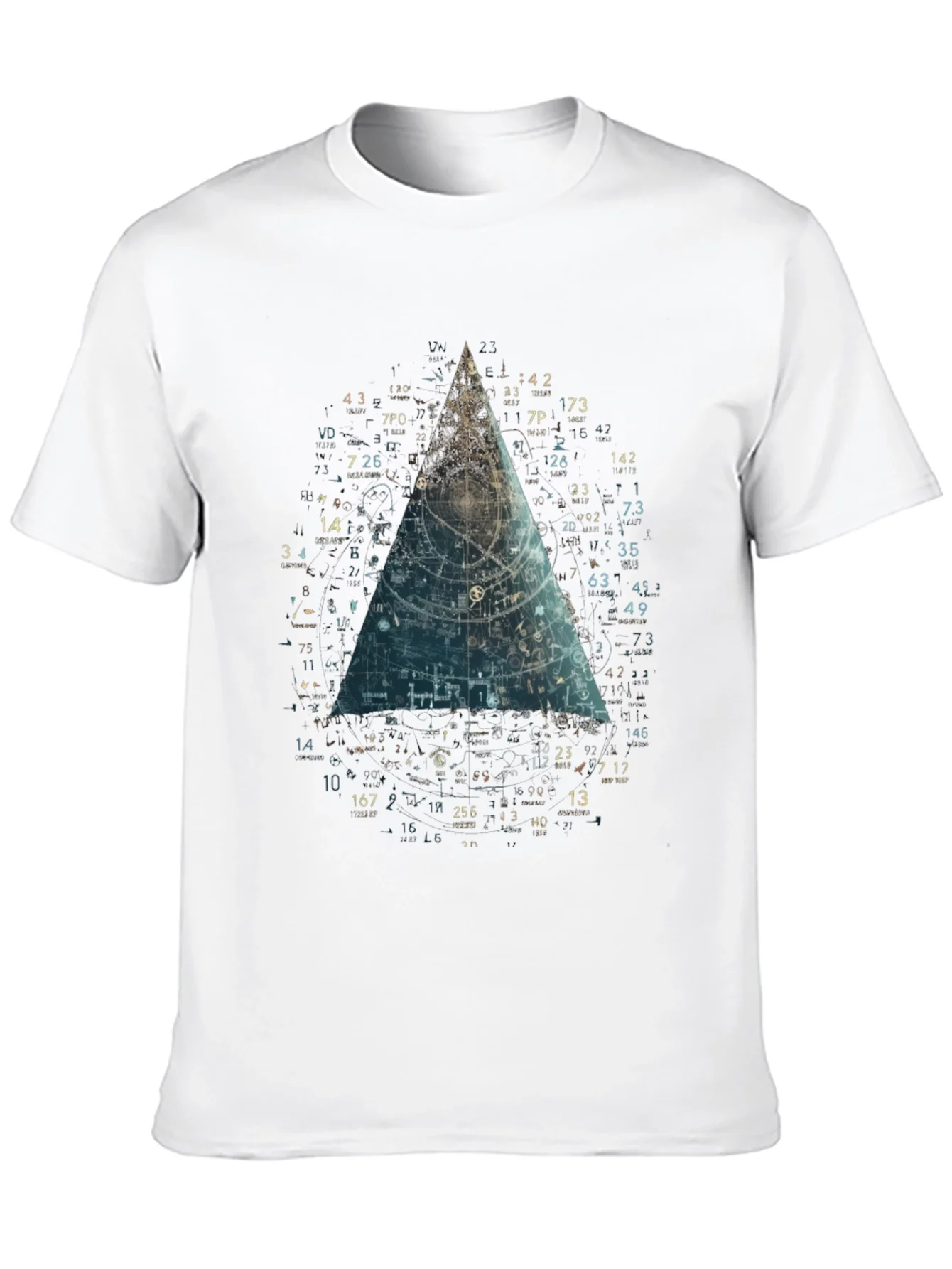 Geometric Blueprint Tee - Modern Graphic T-Shirt