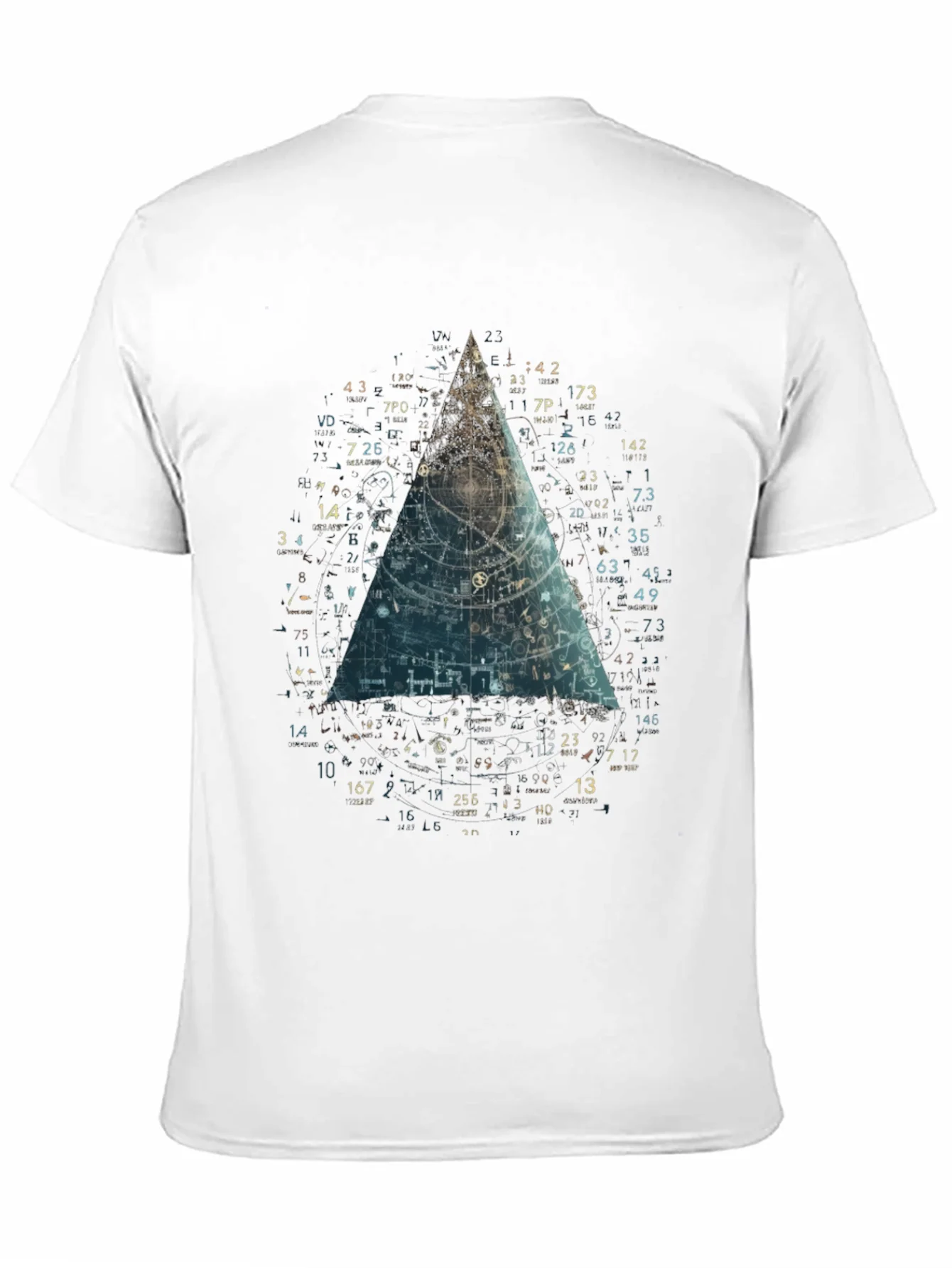 Geometric Blueprint Tee - Modern Graphic T-Shirt