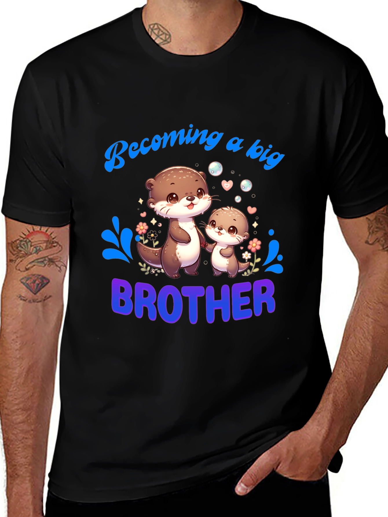 Becoming a Big Brother Otter Tee